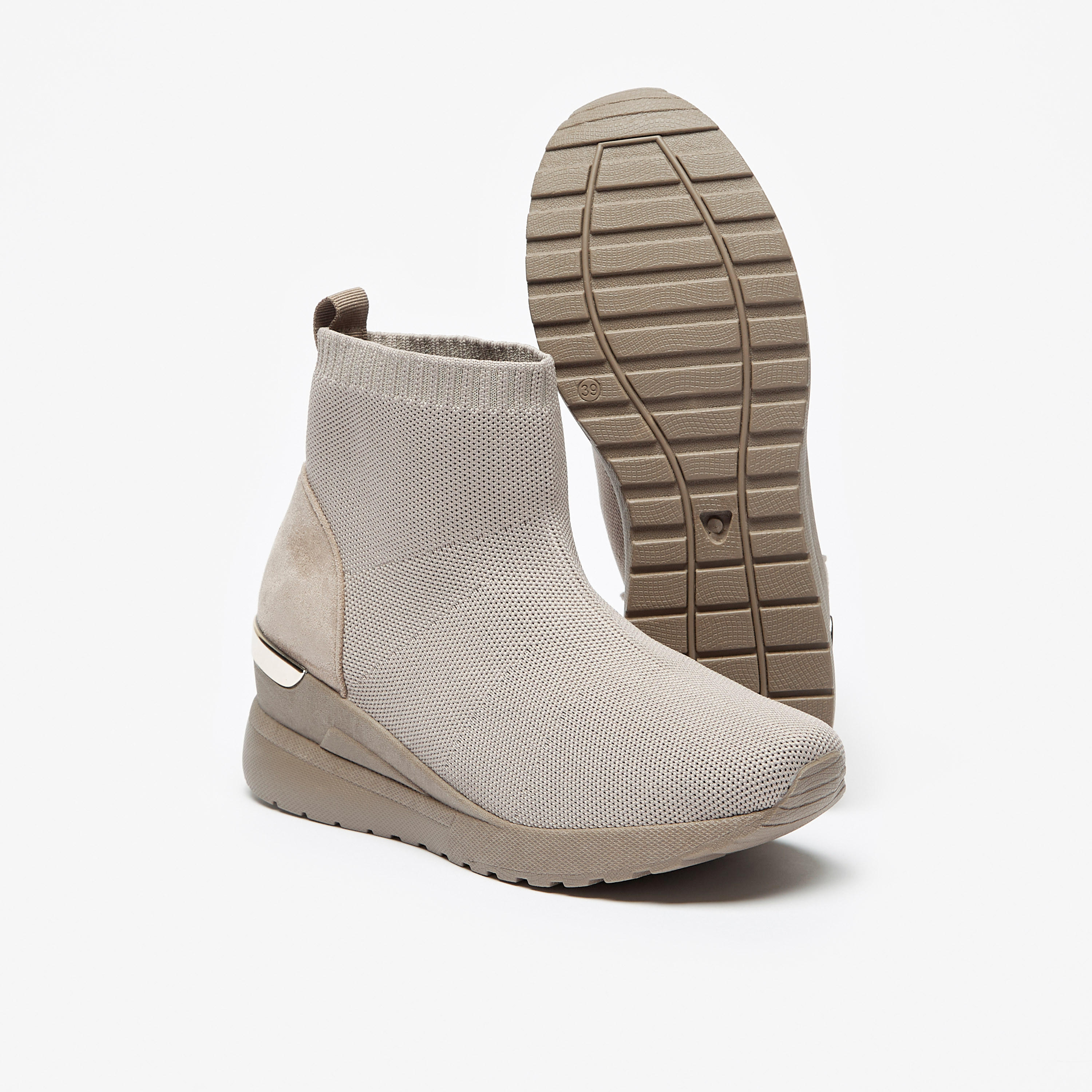 Flora Bella Textured Slip-On Ankle Boots with Pull Tabs-women-shoes-boots-image-9