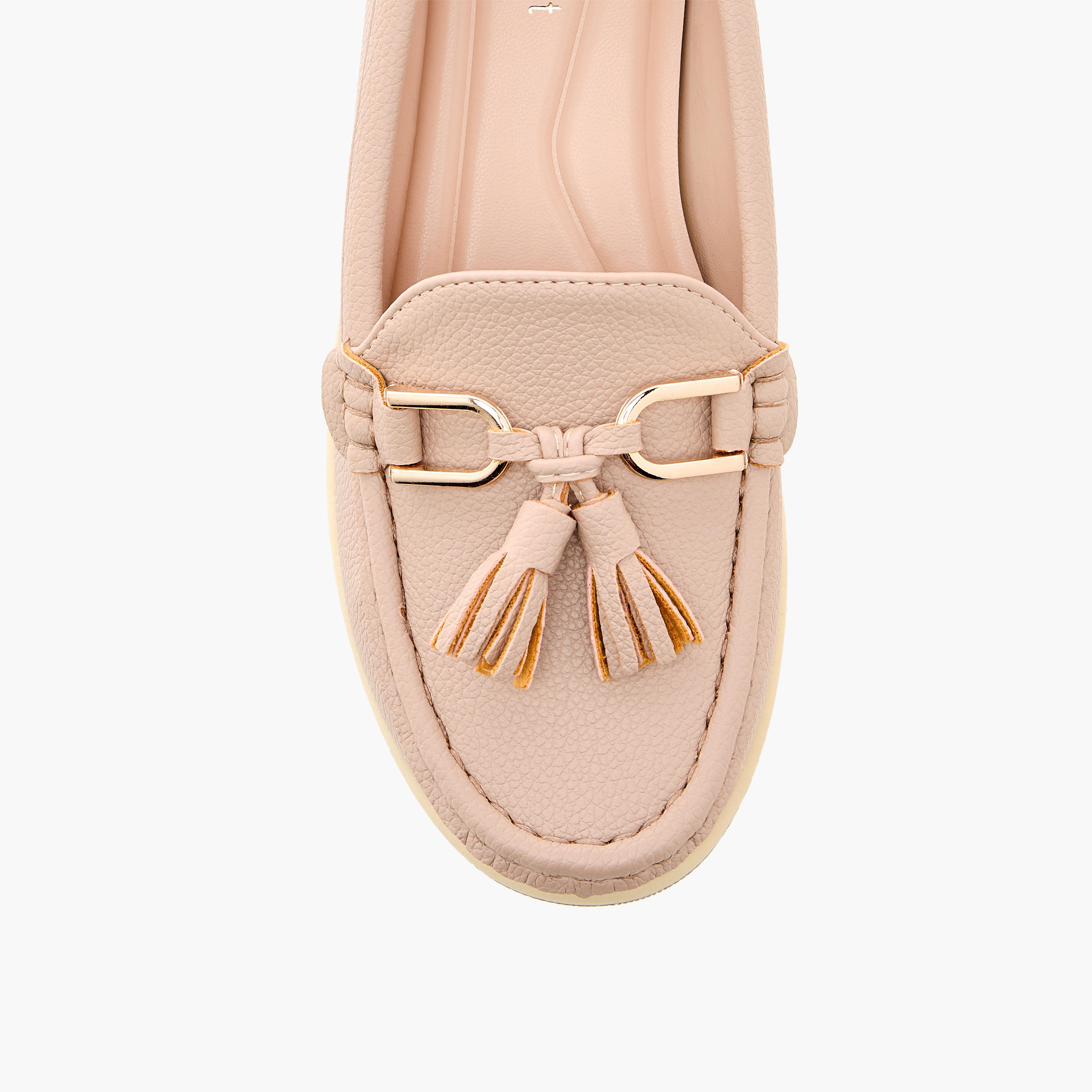 Le Confort Tassel Accent Slip-On Loafers with Wedge Heels-women-shoes-loafersandmoccasins-image-4