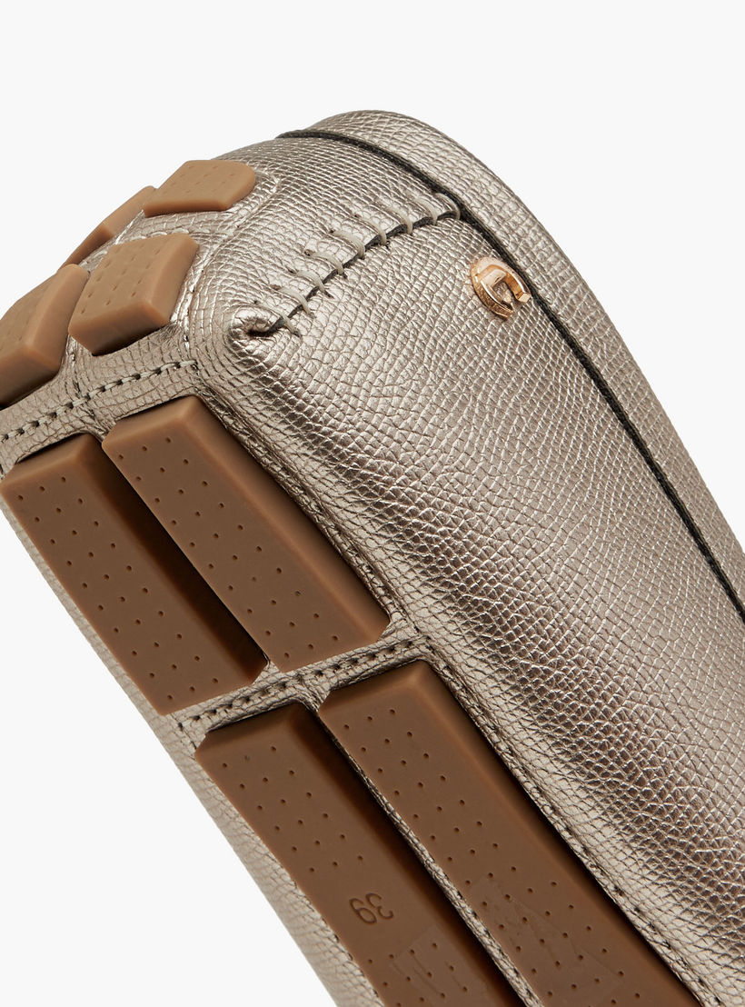 Le Confort Textured Slip-On Comfort Loafers with Metal Accent-women-shoes-loafersandmoccasins-image-5
