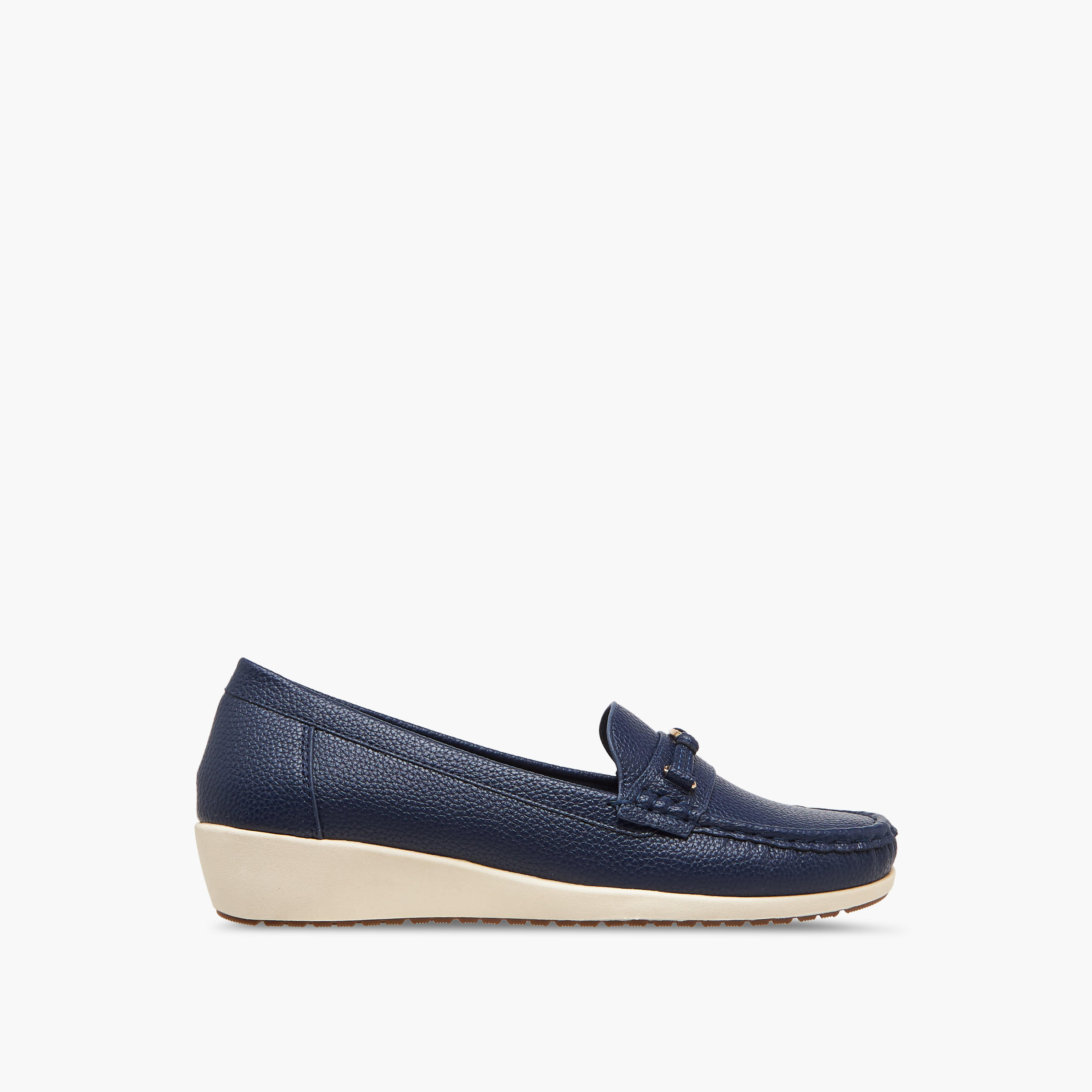 Le Confort Metal Accent Comfort Loafers with Wedge Heels-women-shoes-loafersandmoccasins-image-3