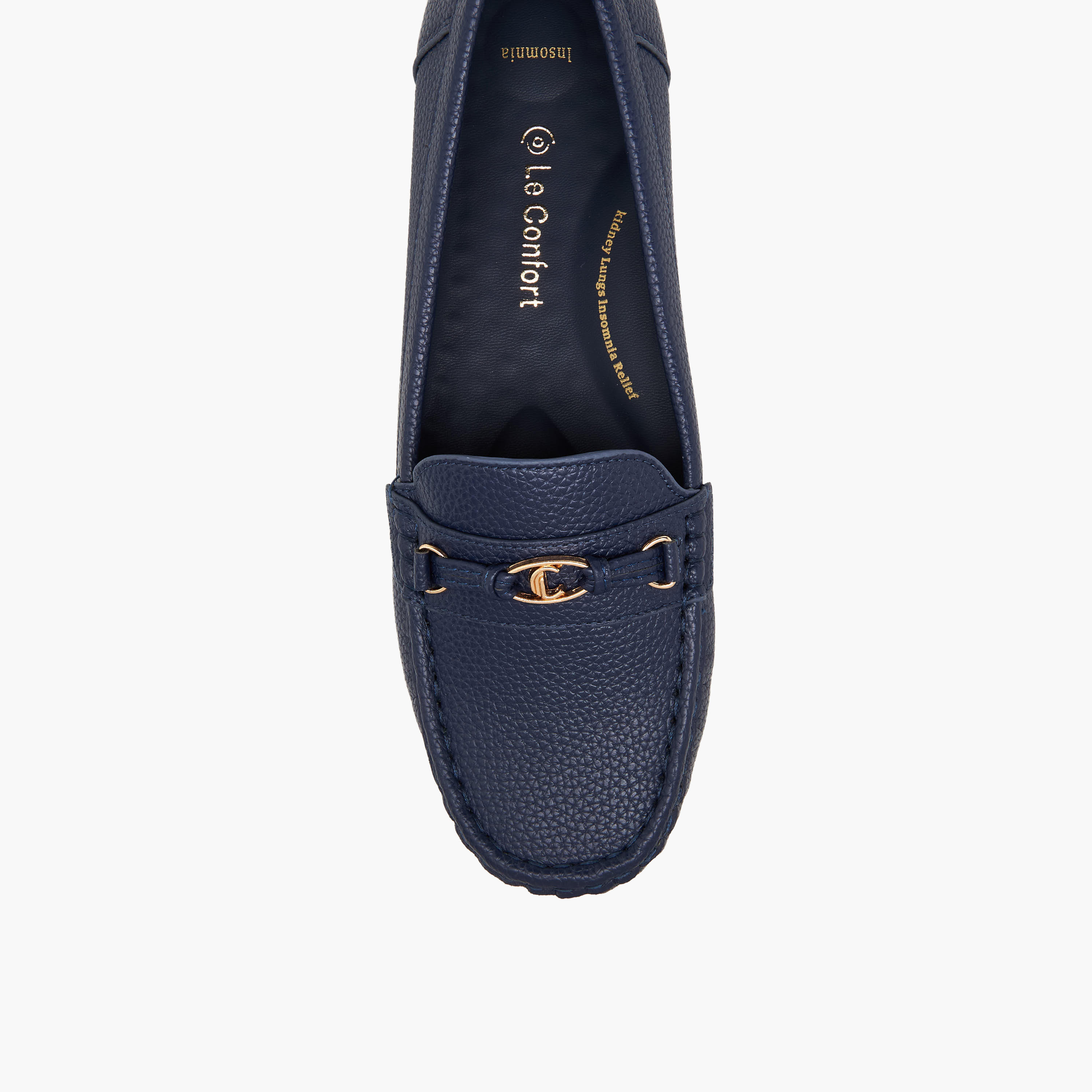 Le Confort Metal Accent Comfort Loafers with Wedge Heels-women-shoes-loafersandmoccasins-image-4