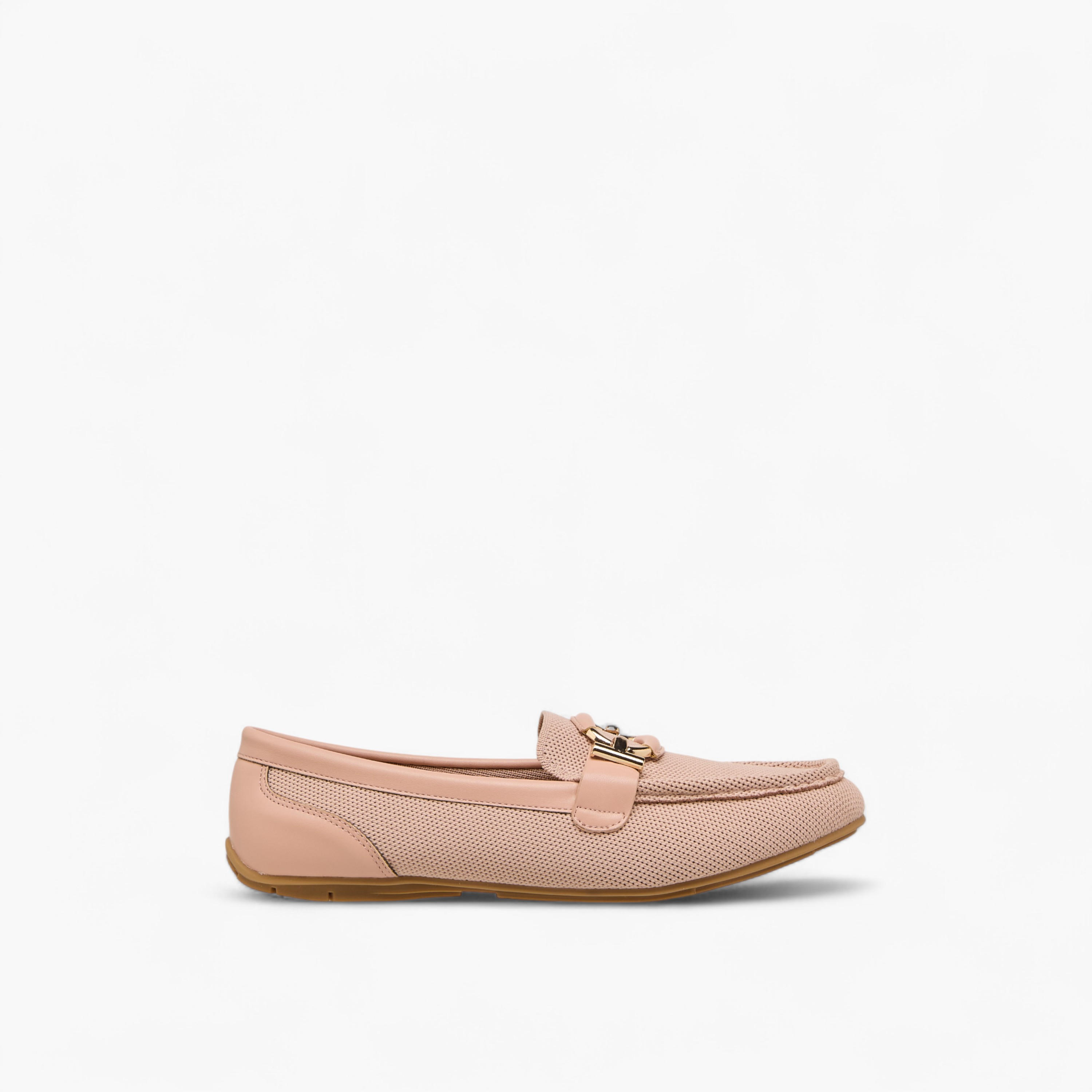 Le Confort Textured Slip-On Comfort Loafers with Metal Trim-women-shoes-flats-loafers-image-3