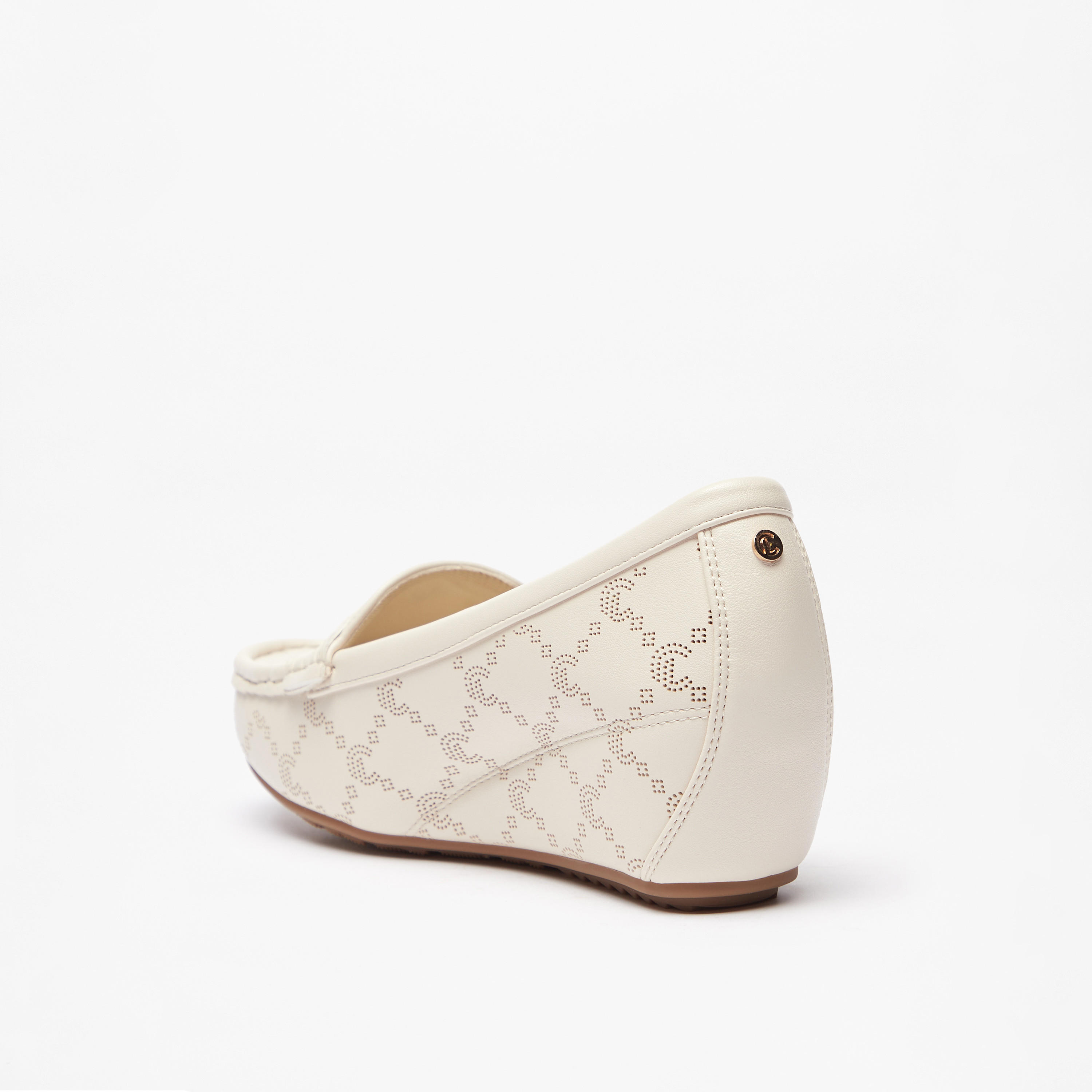Le Confort Textured Slip-On Loafers with Wedge Heels-women-shoes-loafersandmoccasins-image-2