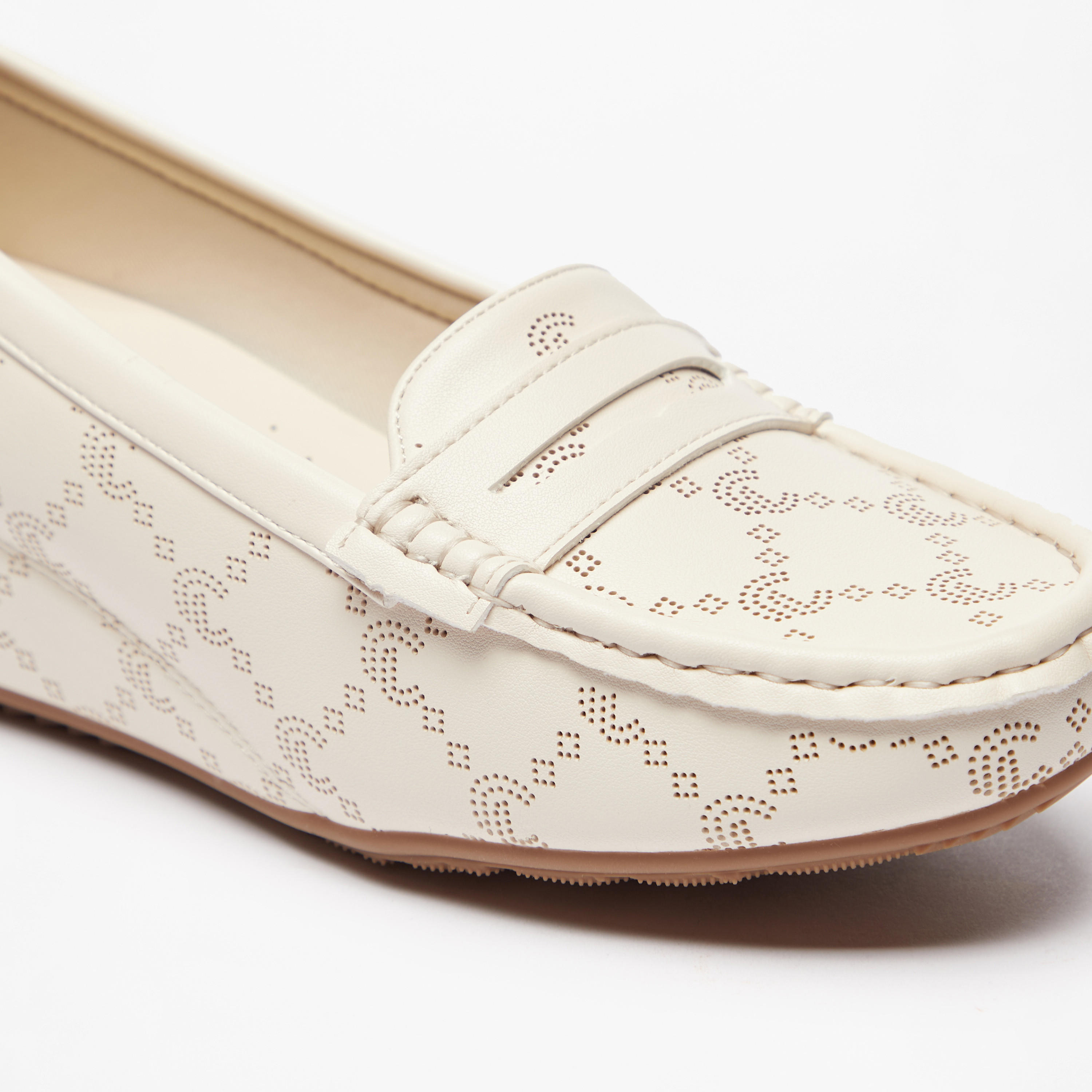 Le Confort Textured Slip-On Loafers with Wedge Heels-women-shoes-loafersandmoccasins-image-5