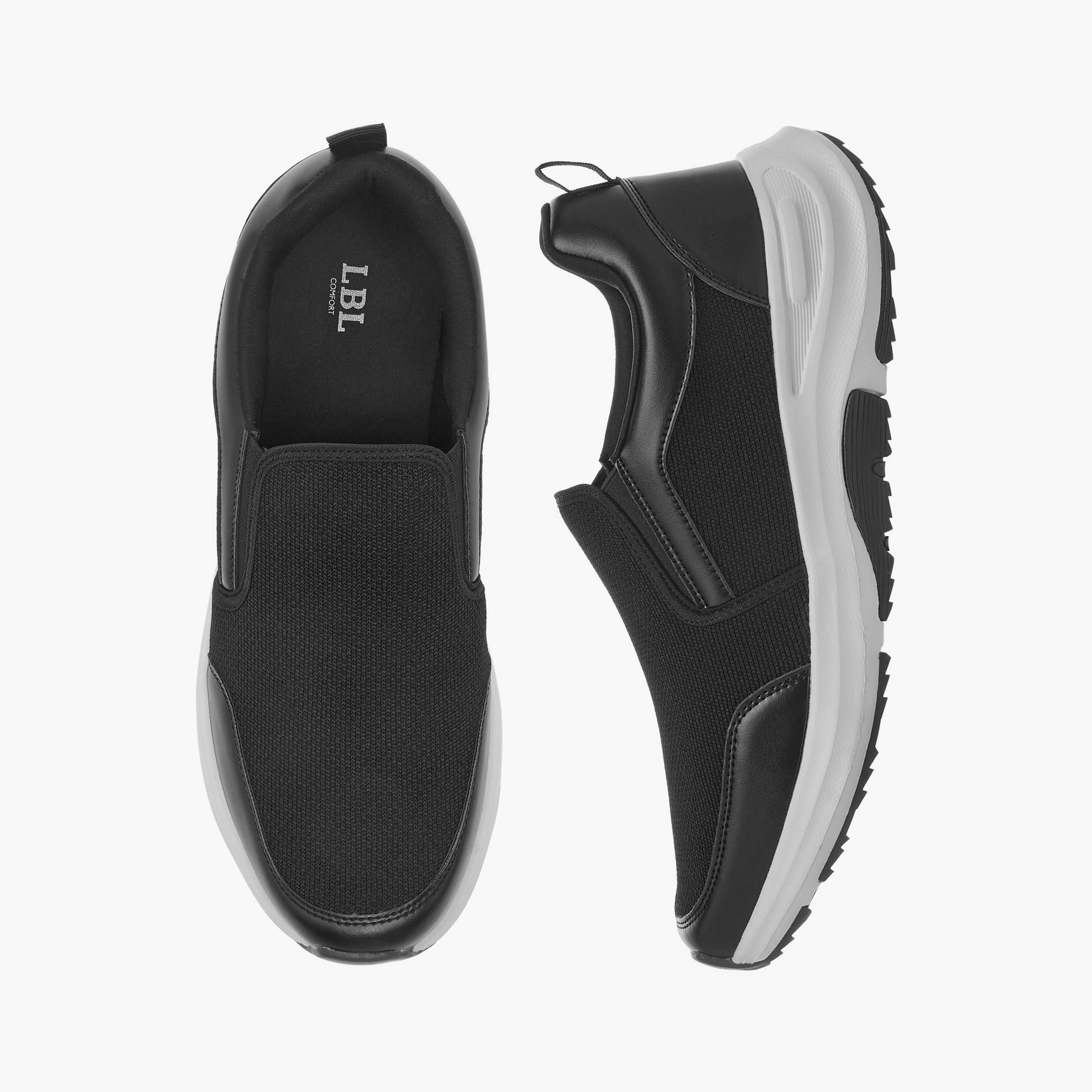 حذاء سنيكرز سهل الارتداء بألسنة سحب من إل بي إل من شو إكسبرس-men-shoes-sneakers-image-1