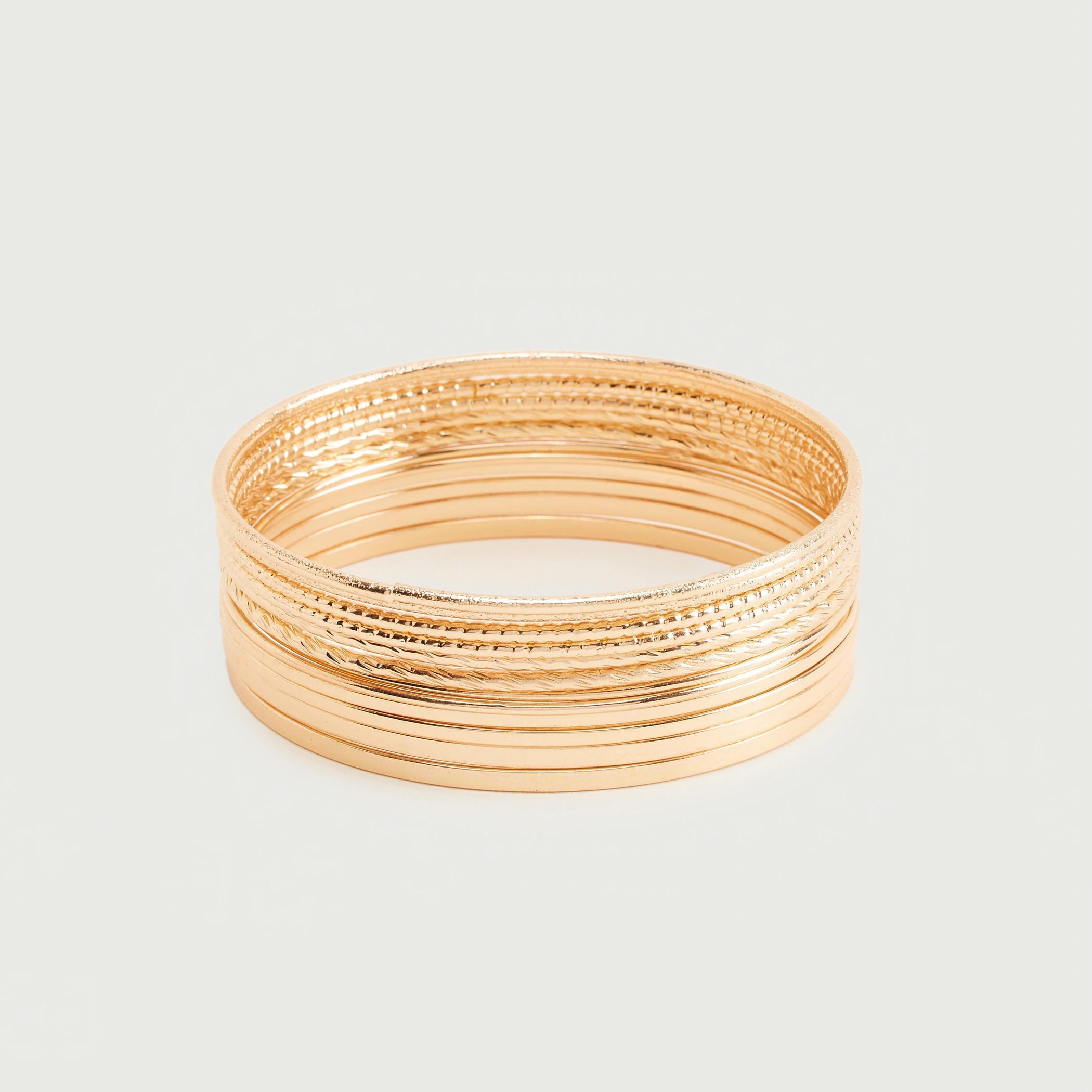 أساور بألوان متعددة - طقم من 12 قطعة-women-watchesandjewellery-jewellery-banglesandbracelets-image-1