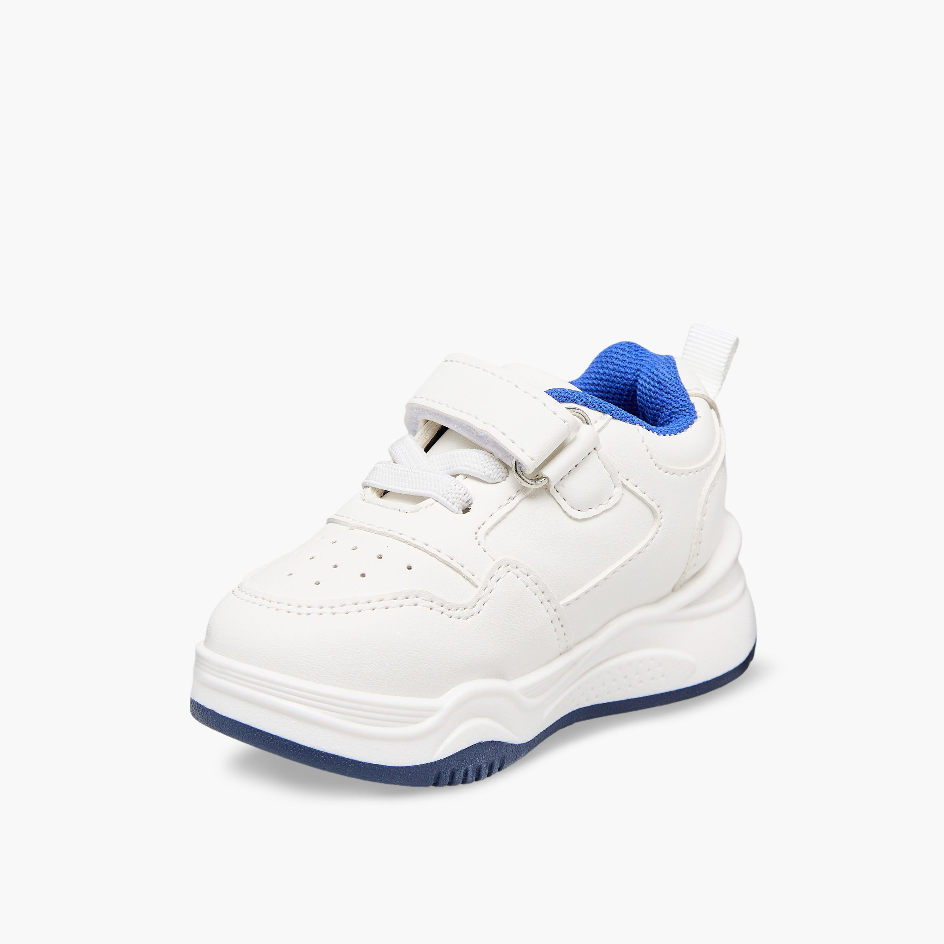 حذاء سنيكرز طول الكاحل بشريط إغلاق لاصق للأولاد من إل بي إل من شو إكسبرس-boys-shoes-sneakers-image-4