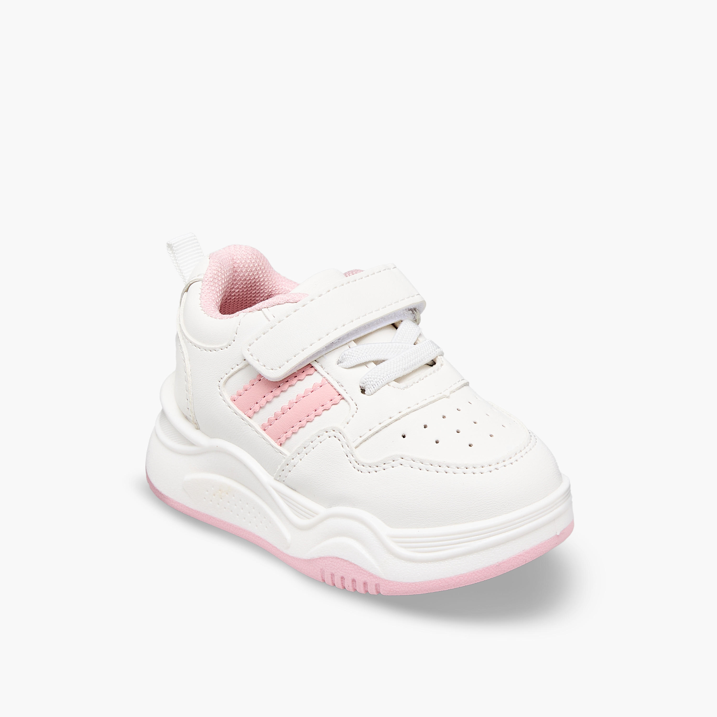 حذاء سنيكرز طول الكاحل بشريط إغلاق لاصق للبنات من فلورا بيلا-girls-shoes-sneakers-image-2