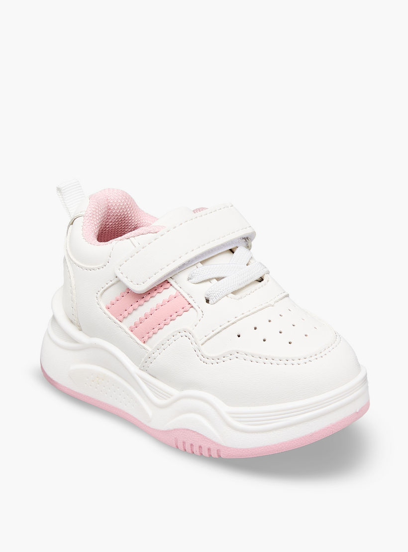 حذاء سنيكرز طول الكاحل بشريط إغلاق لاصق للبنات من فلورا بيلا-girls-shoes-sneakers-image-2