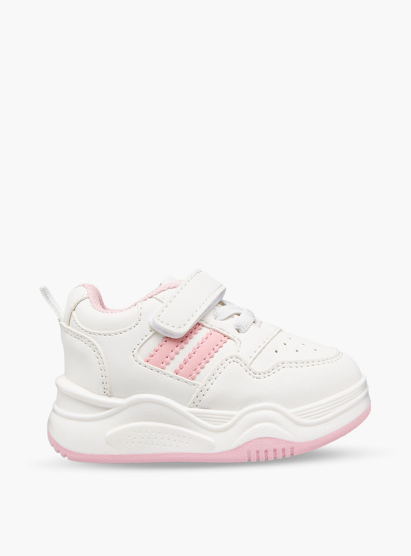 حذاء سنيكرز طول الكاحل بشريط إغلاق لاصق للبنات من فلورا بيلا-girls-shoes-sneakers-image-3