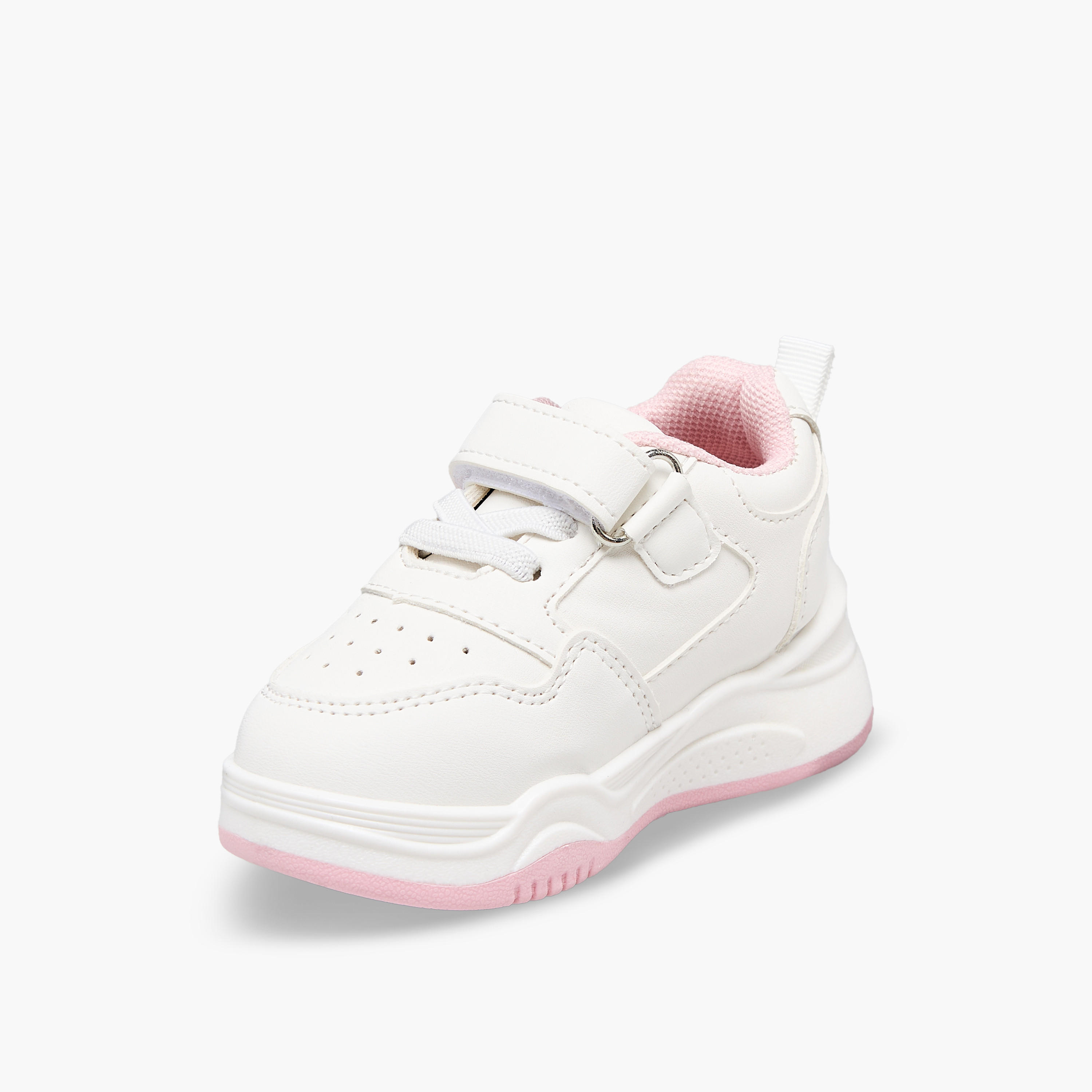 حذاء سنيكرز طول الكاحل بشريط إغلاق لاصق للبنات من فلورا بيلا-girls-shoes-sneakers-image-4