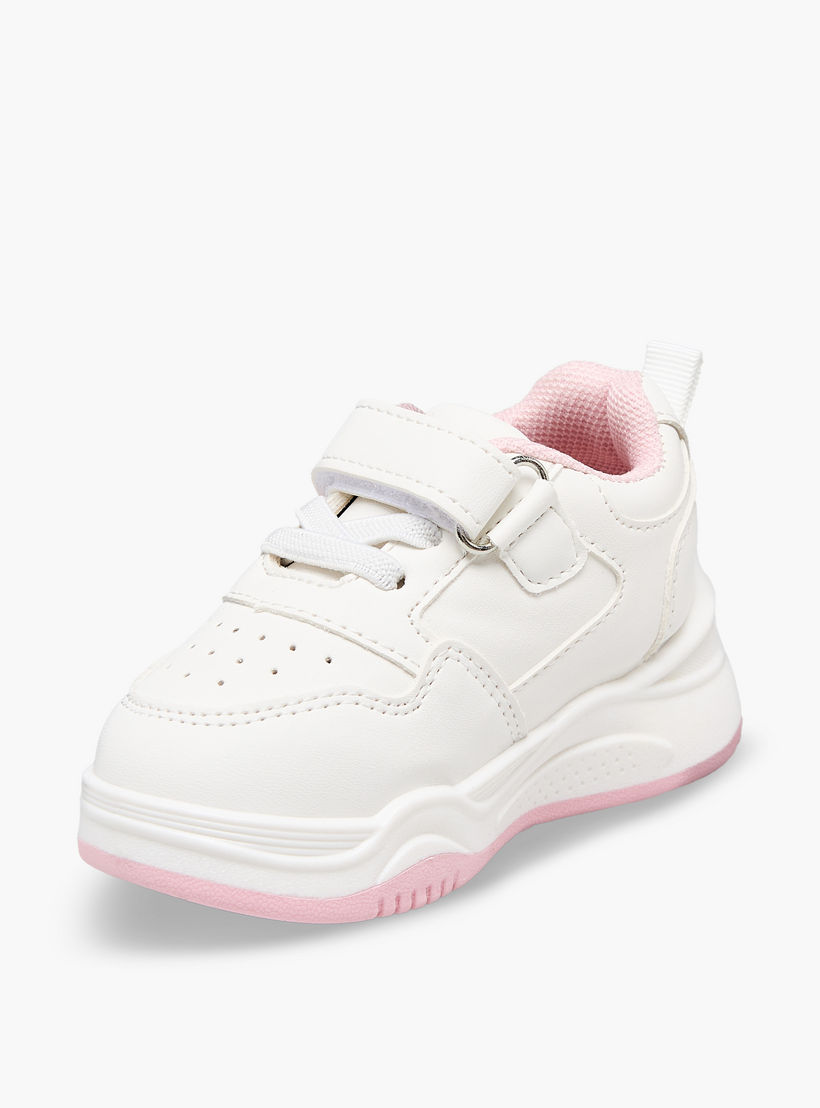 حذاء سنيكرز طول الكاحل بشريط إغلاق لاصق للبنات من فلورا بيلا-girls-shoes-sneakers-image-4