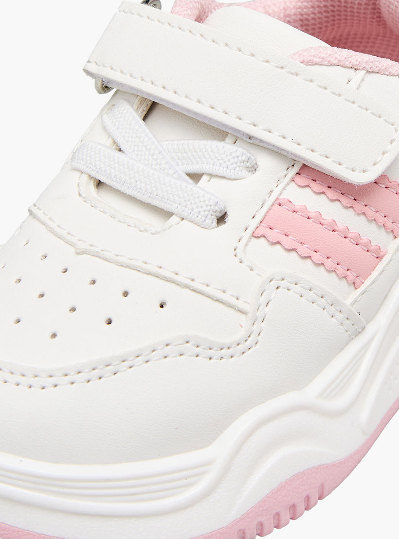 حذاء سنيكرز طول الكاحل بشريط إغلاق لاصق للبنات من فلورا بيلا-girls-shoes-sneakers-image-7