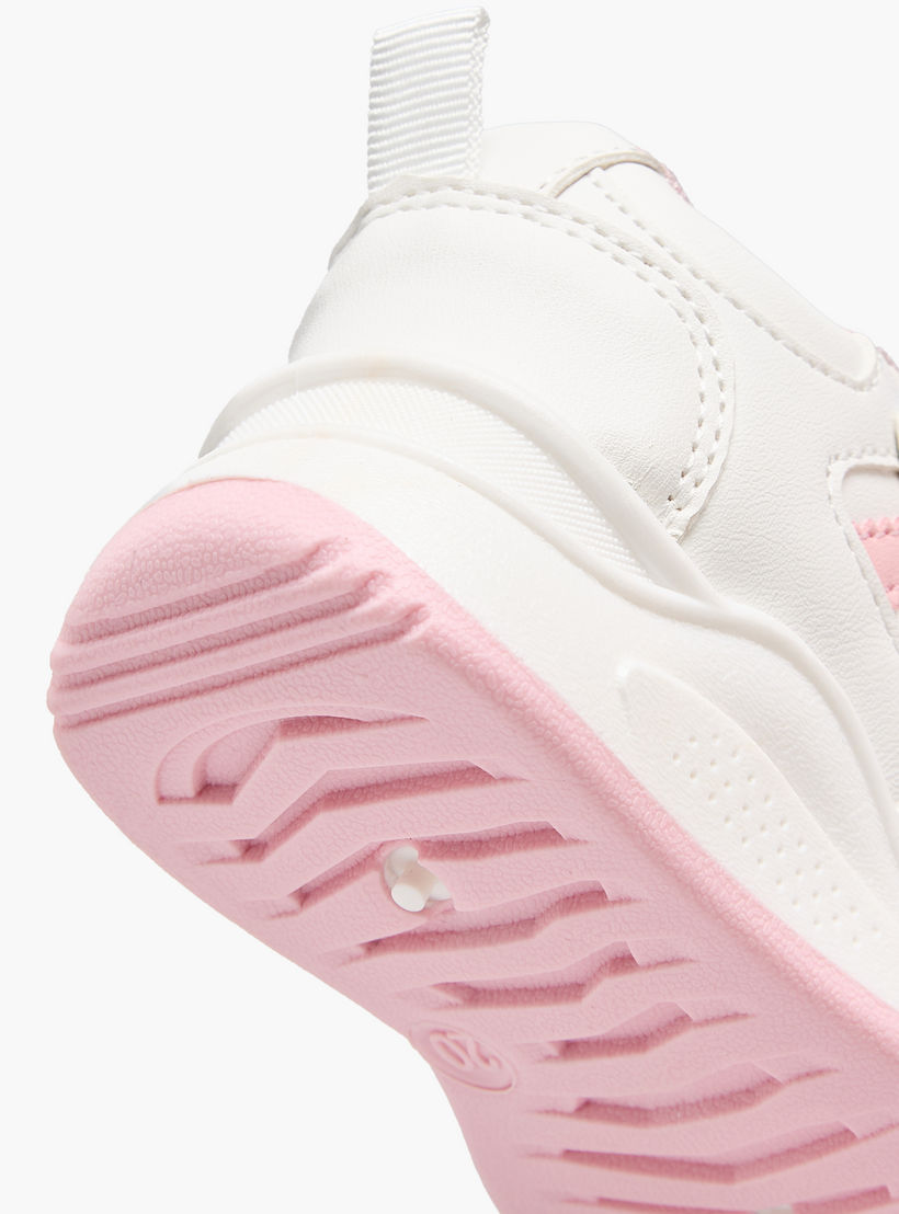 حذاء سنيكرز طول الكاحل بشريط إغلاق لاصق للبنات من فلورا بيلا-girls-shoes-sneakers-image-8
