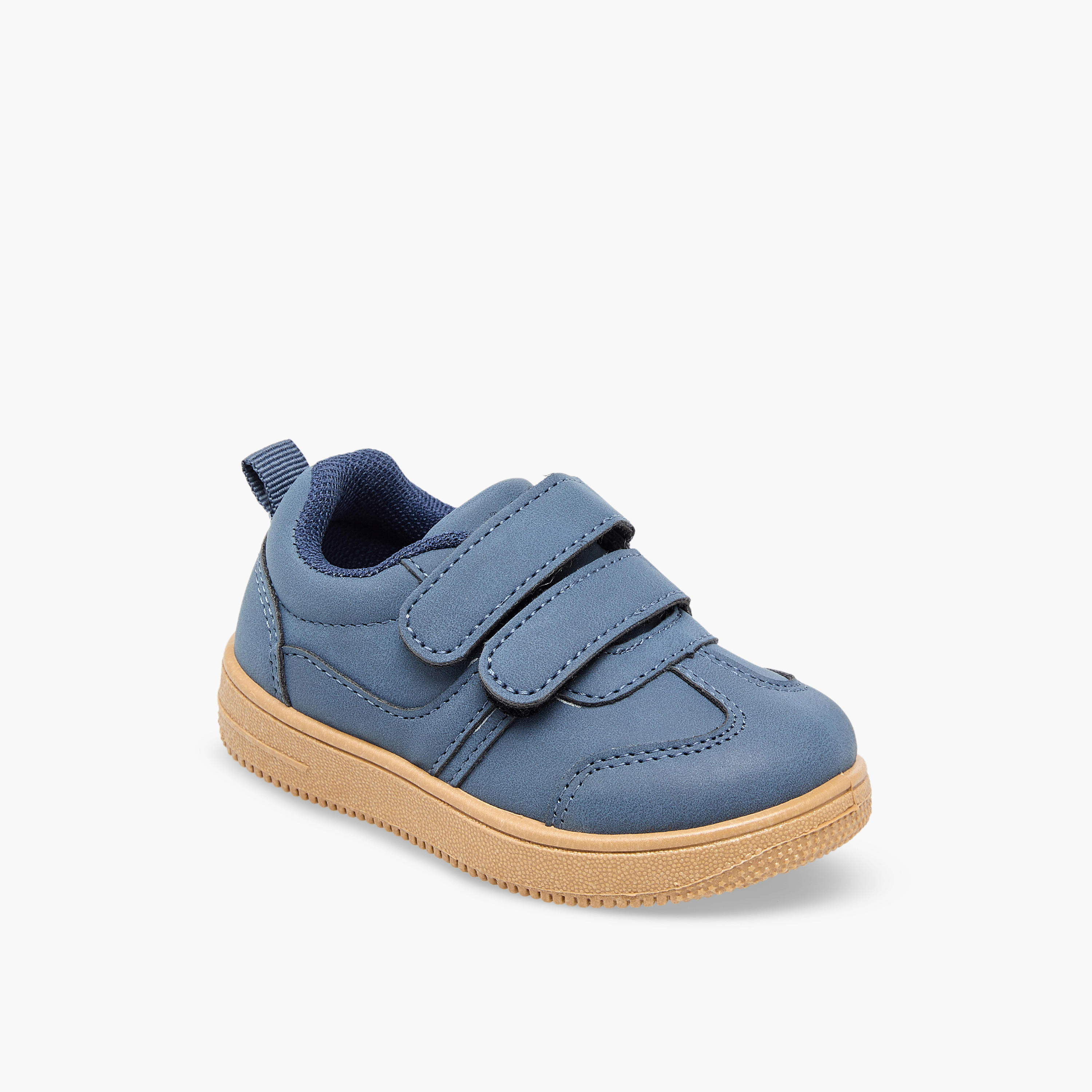 حذاء سنيكرز طول الكاحل بشريط إغلاق لاصق للأولاد من إل بي إل من شو إكسبرس-boys-shoes-sneakers-image-2