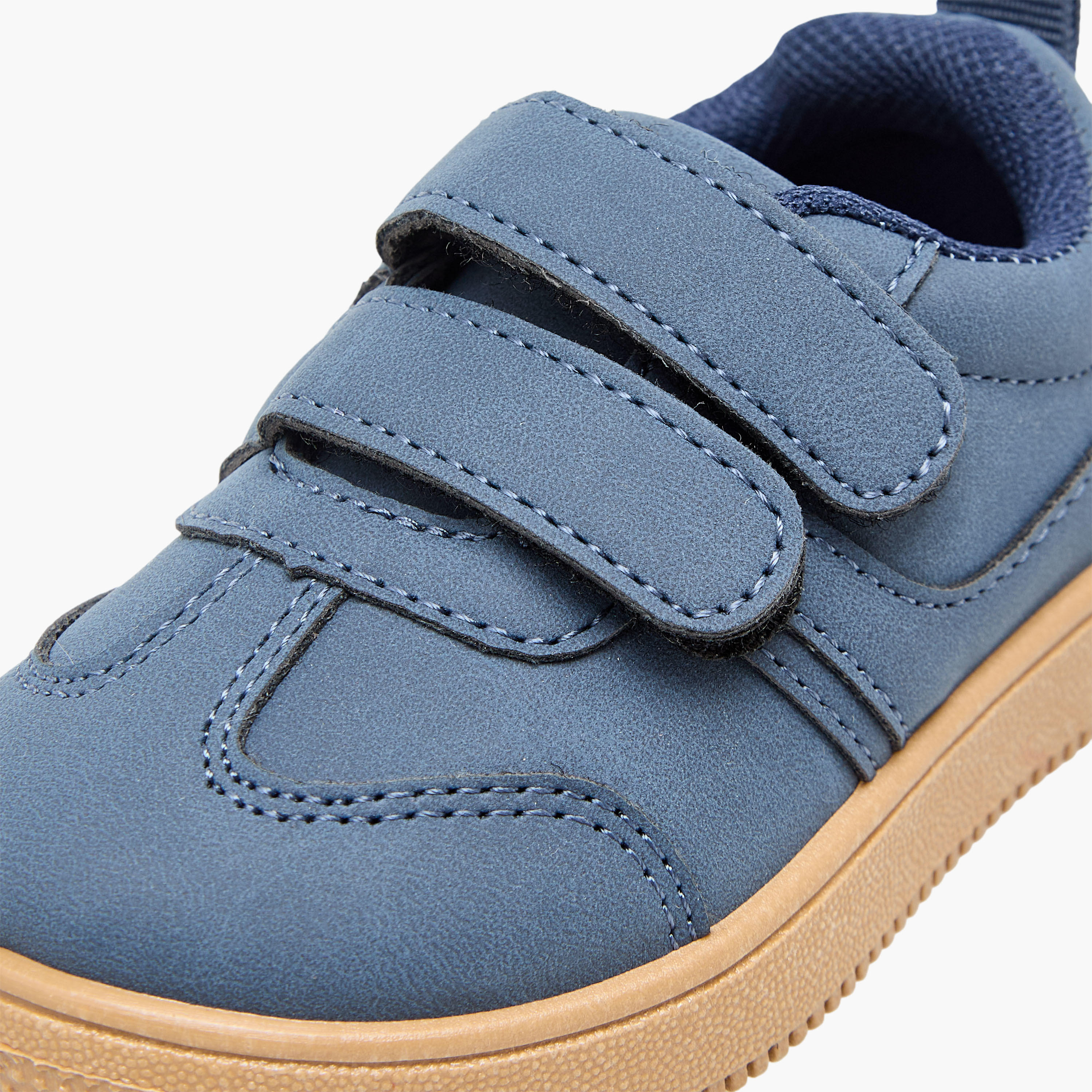حذاء سنيكرز طول الكاحل بشريط إغلاق لاصق للأولاد من إل بي إل من شو إكسبرس-boys-shoes-sneakers-image-7