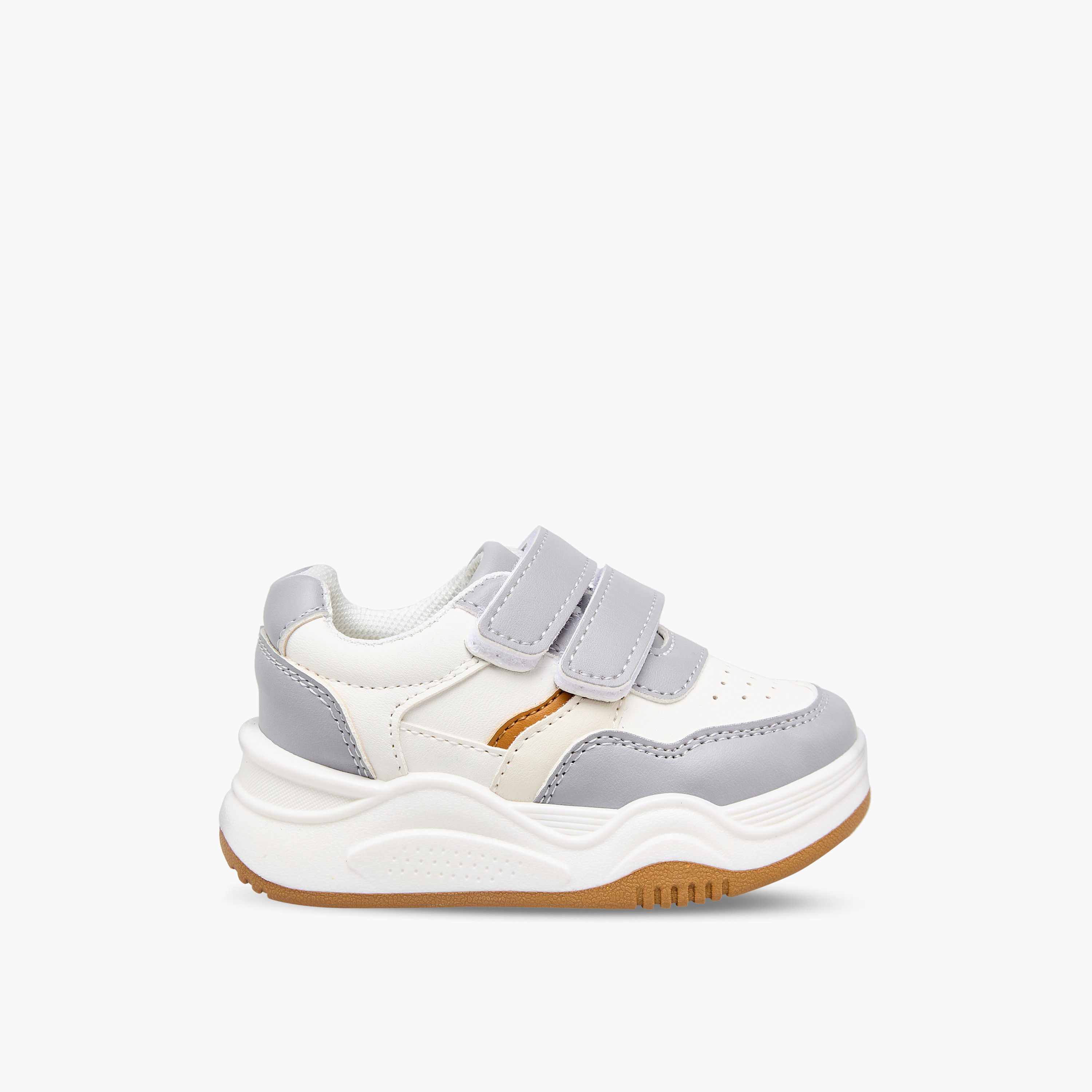 حذاء سنيكرز طول الكاحل بشريط إغلاق لاصق للأولاد من إل بي إل من شو إكسبرس-boys-shoes-sneakers-image-3