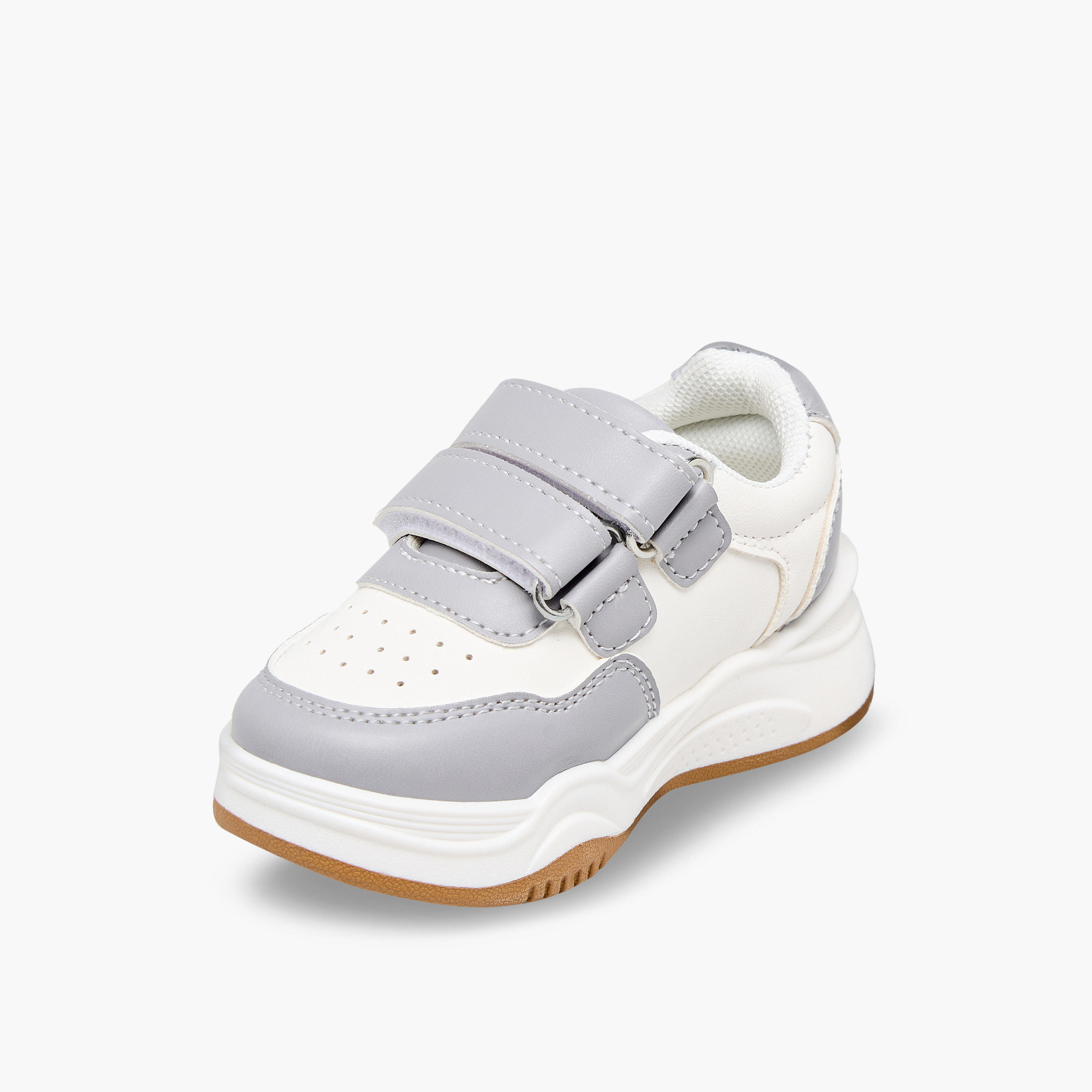 حذاء سنيكرز طول الكاحل بشريط إغلاق لاصق للأولاد من إل بي إل من شو إكسبرس-boys-shoes-sneakers-image-4