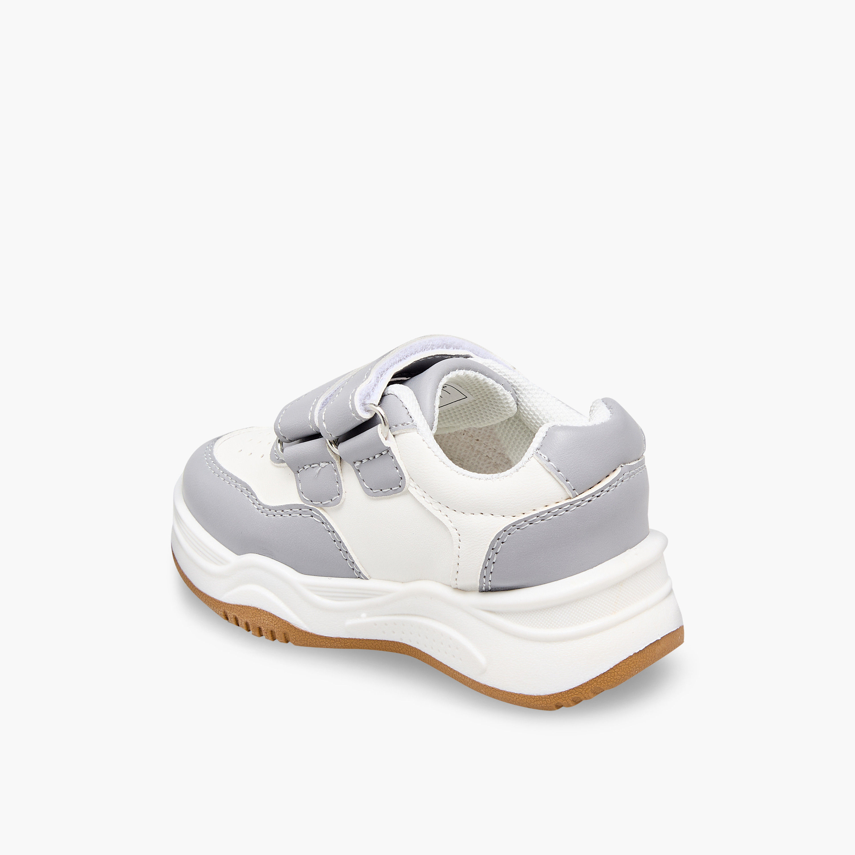حذاء سنيكرز طول الكاحل بشريط إغلاق لاصق للأولاد من إل بي إل من شو إكسبرس-boys-shoes-sneakers-image-5