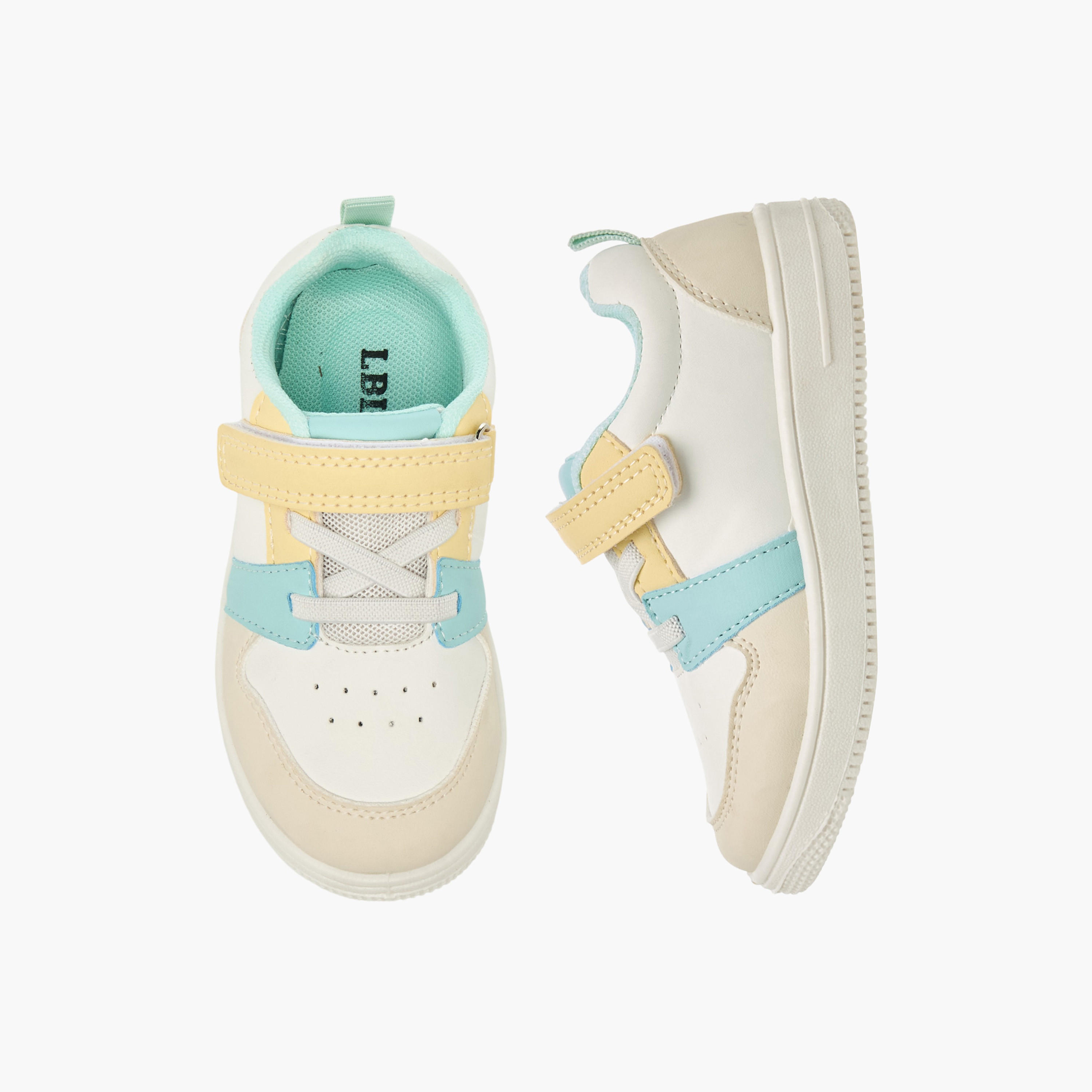LBL by Shoexpress Boys Perforated Hook and Loop Sneakers-boys-shoes-sneakers-image-1