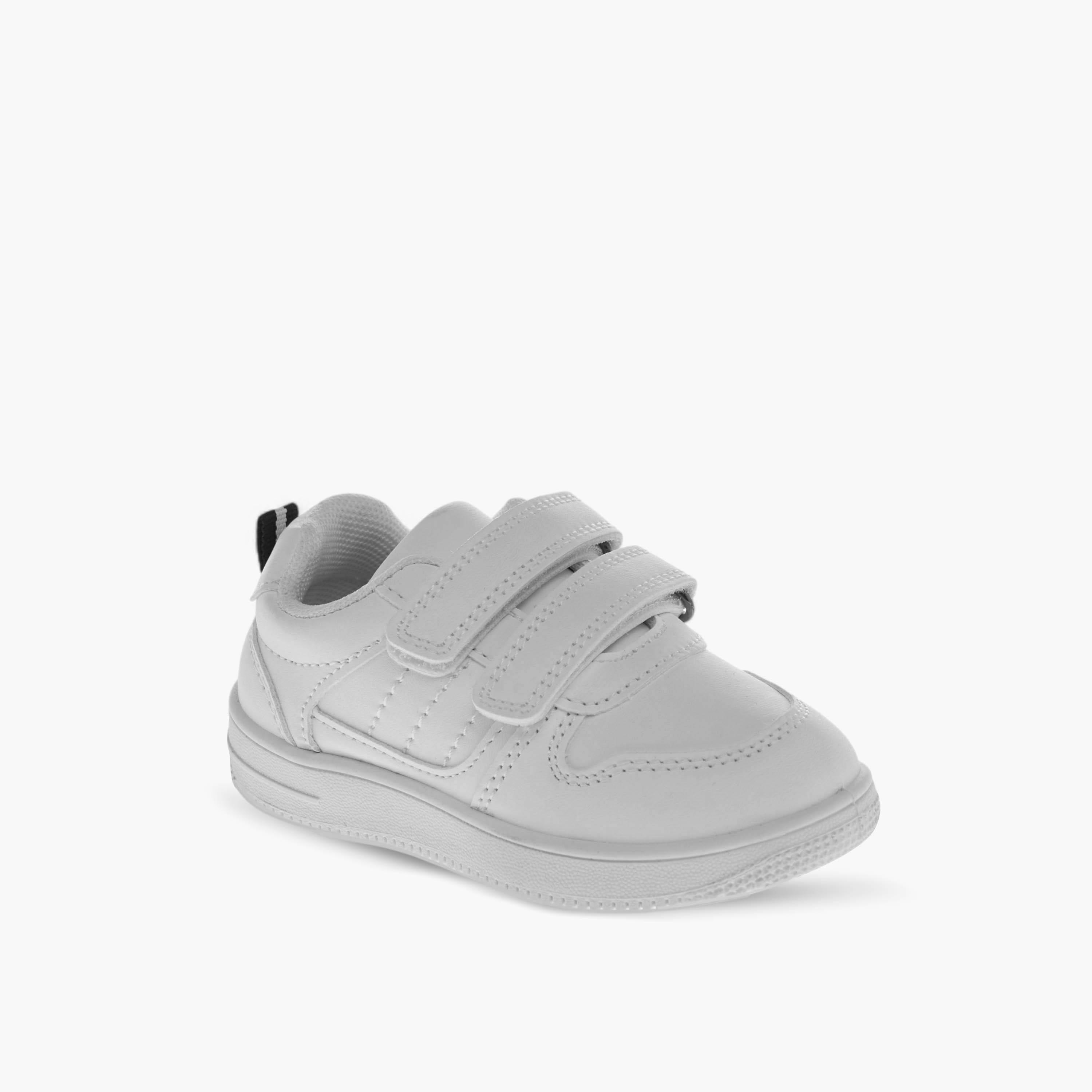 LBL by Shoexpress Stitch Detail Sneakers with Hook and Loop Closure-boys-shoes-sneakers-image-2