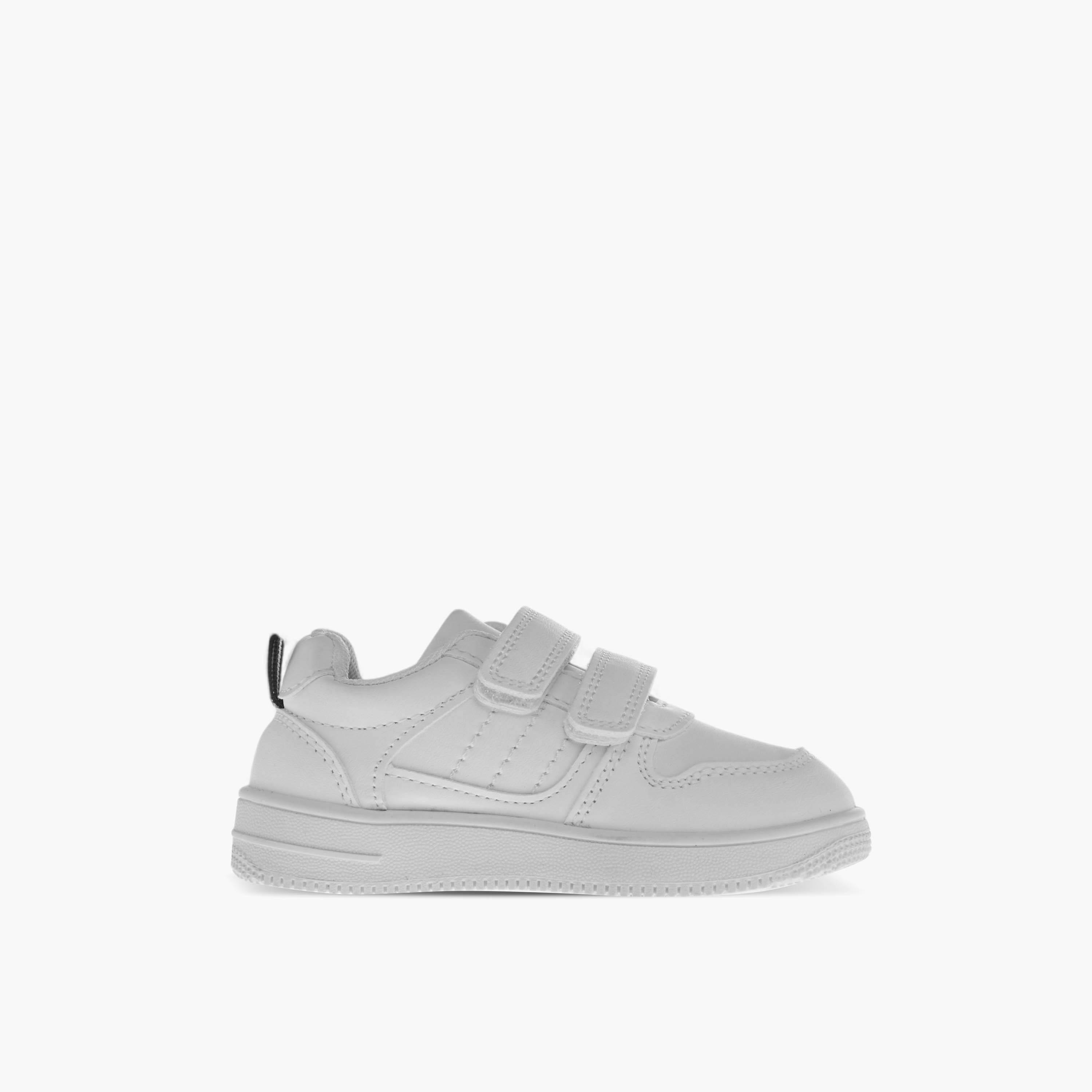 LBL by Shoexpress Stitch Detail Sneakers with Hook and Loop Closure-boys-shoes-sneakers-image-3