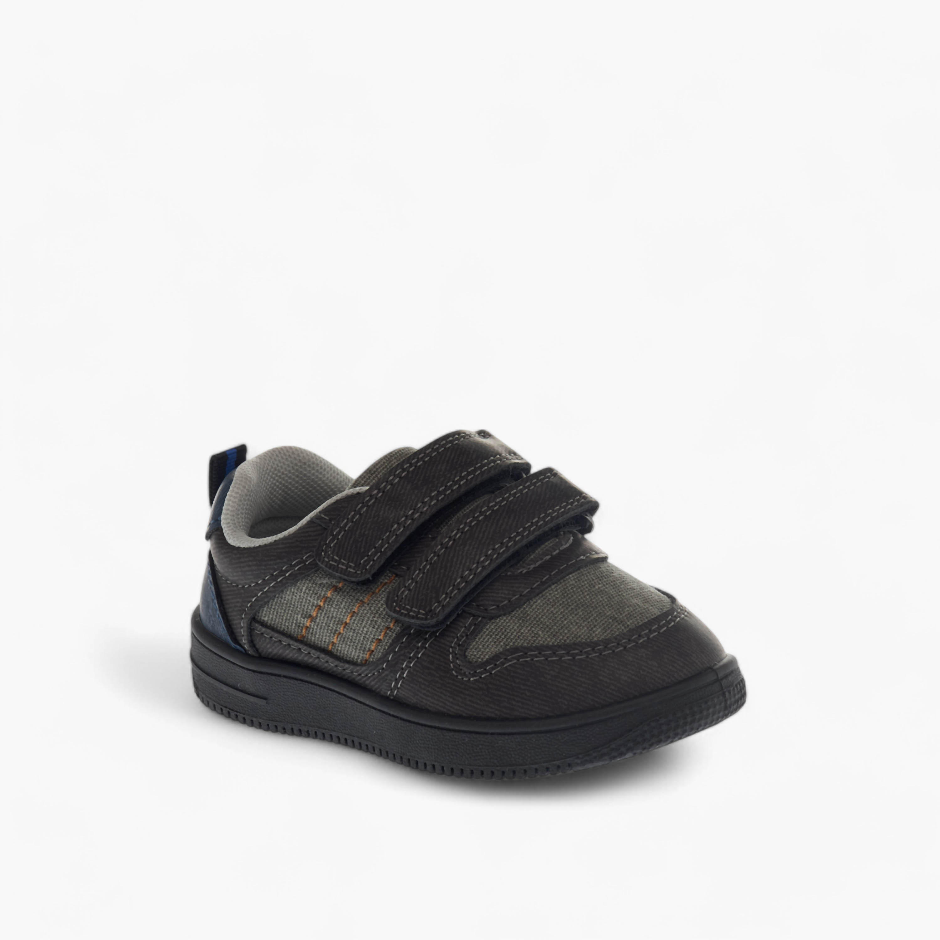 LBL by Shoexpress Panelled Sneakers with Hook and Loop Closure-boys-shoes-sneakers-image-2