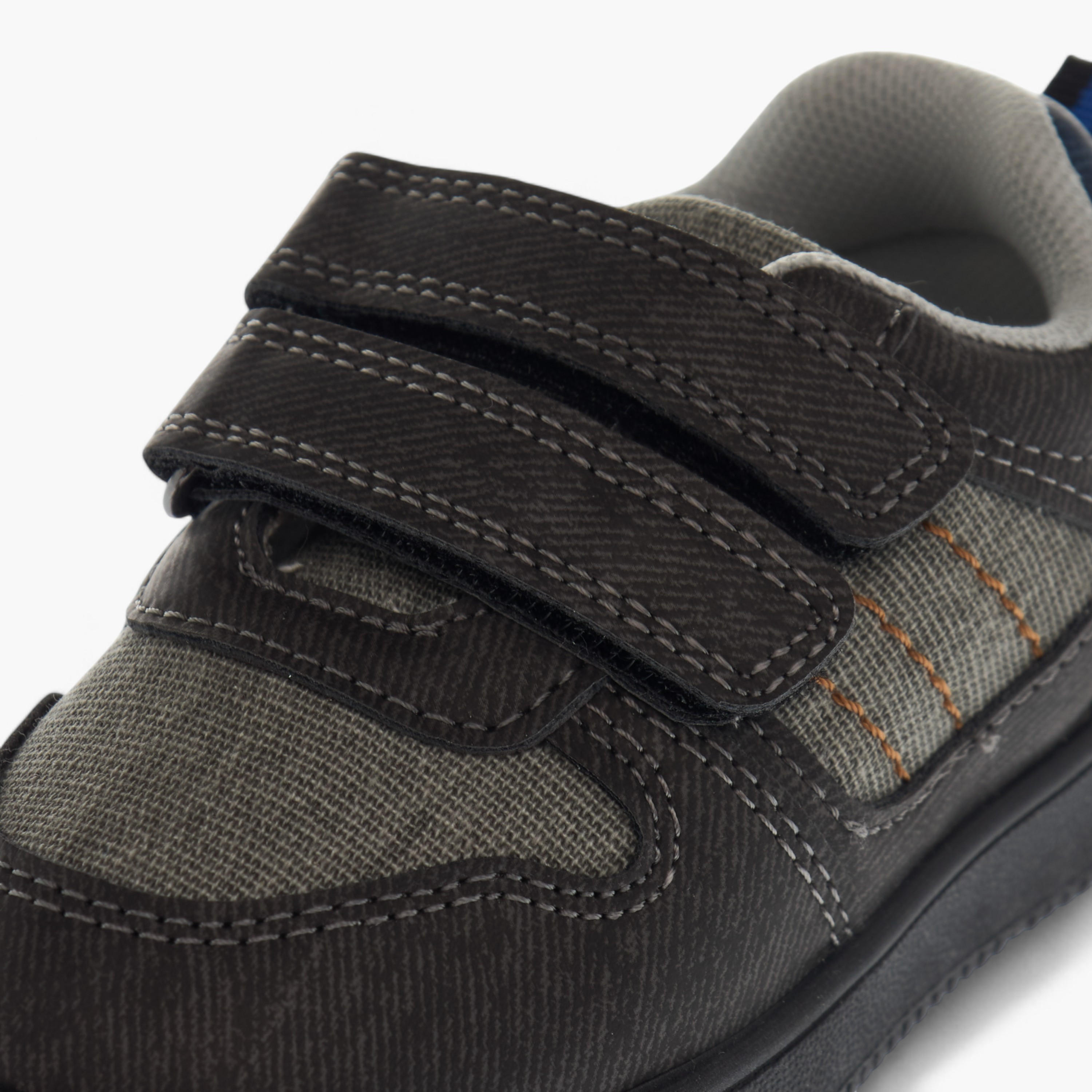 LBL by Shoexpress Panelled Sneakers with Hook and Loop Closure-boys-shoes-sneakers-image-4