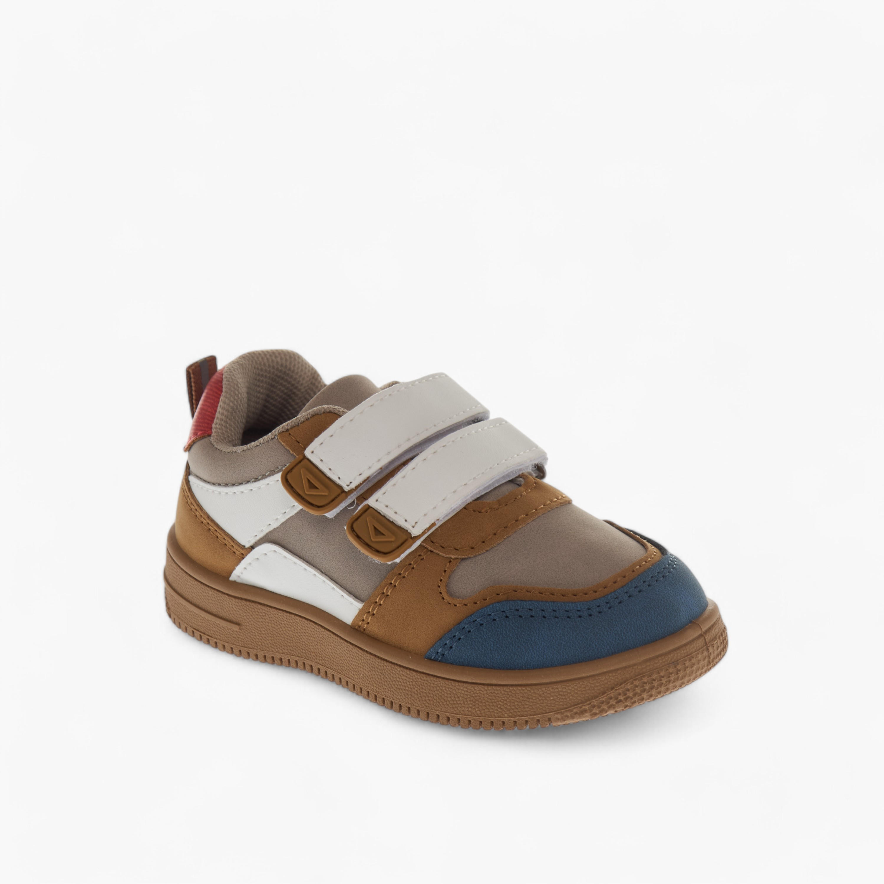 LBL by Shoexpress Panelled Sneakers with Hook and Loop Closure-boys-shoes-sneakers-image-2