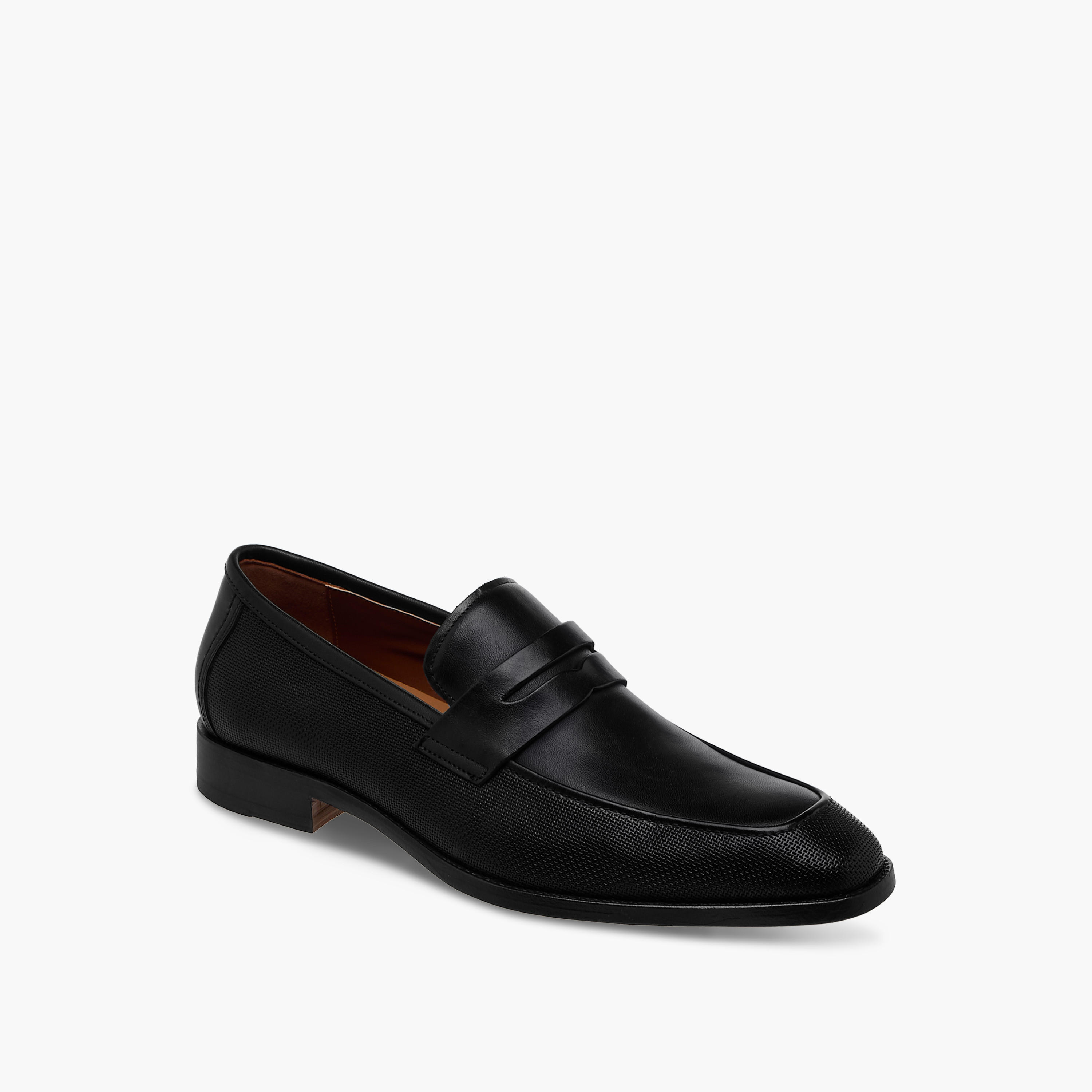 Duchini Men Genuine Leather Slip-On Loafers-men-shoes-loafersandmoccasins-image-2