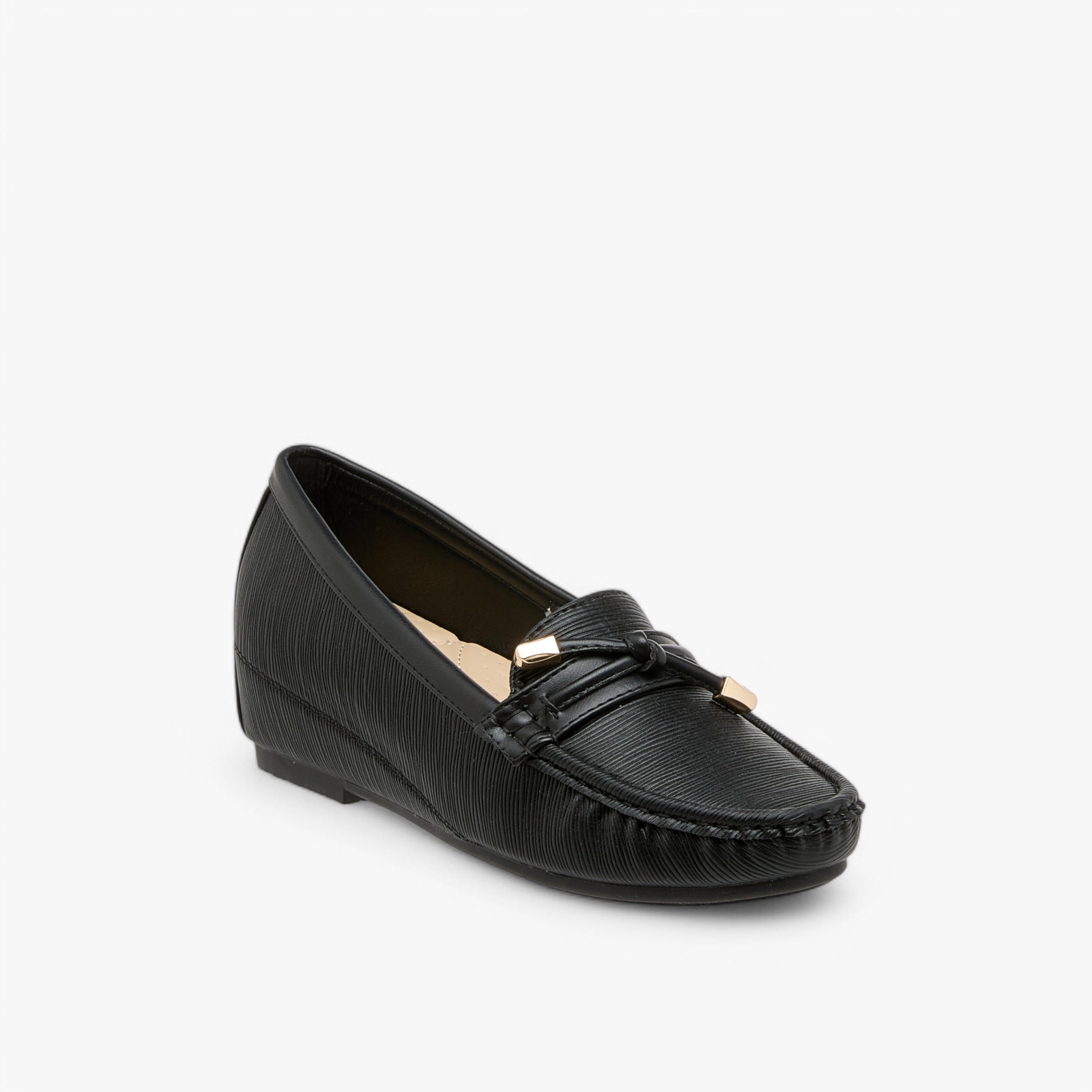 Flora Bella Textured Slip-On Loafers-women-shoes-loafersandmoccasins-image-2