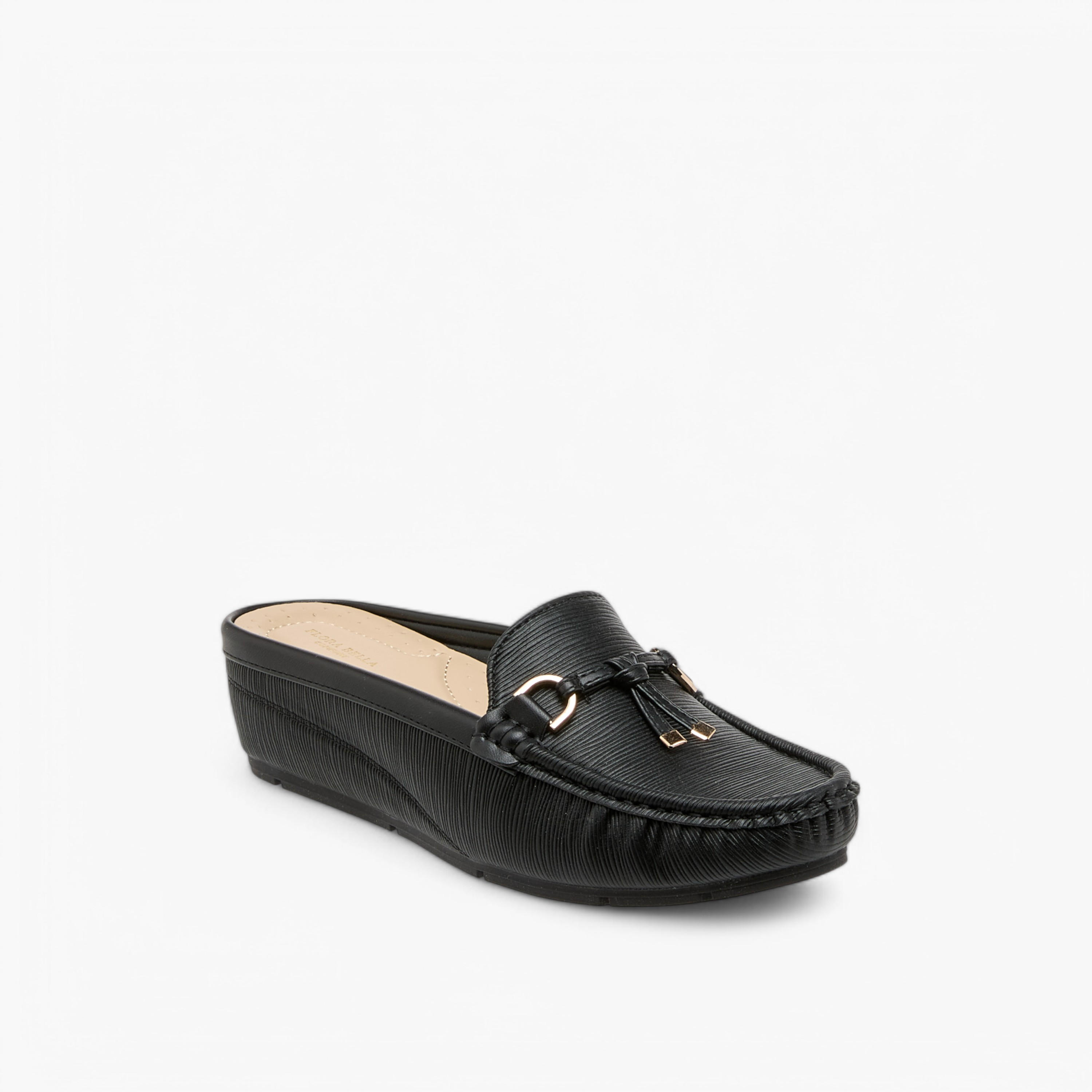 Flora Bella Textured Slip-On Mules-women-shoes-loafersandmoccasins-image-2