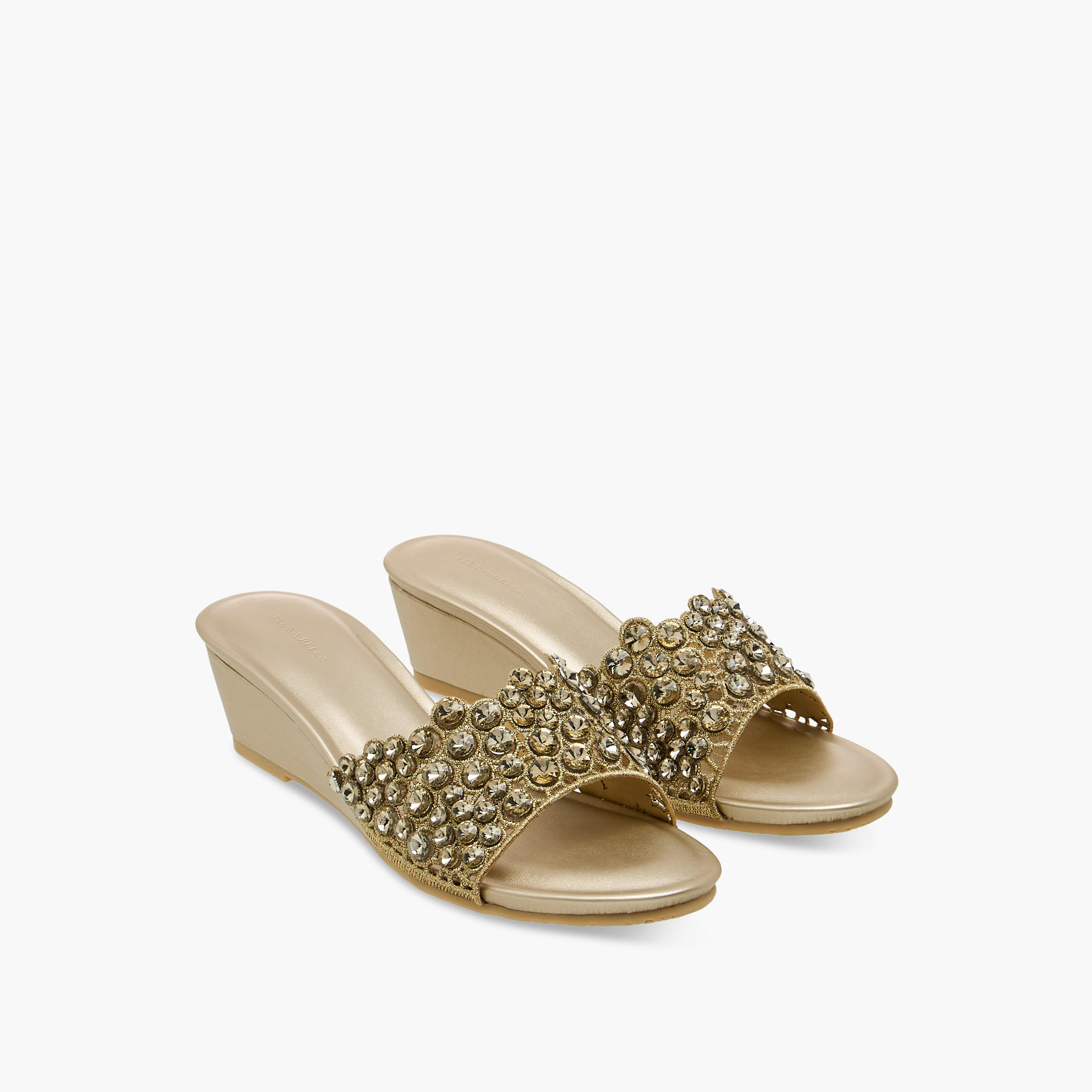 Flora Bella Women Embellished Wedge Heel Sandals-women-shoes-sandals-heeled-image-1