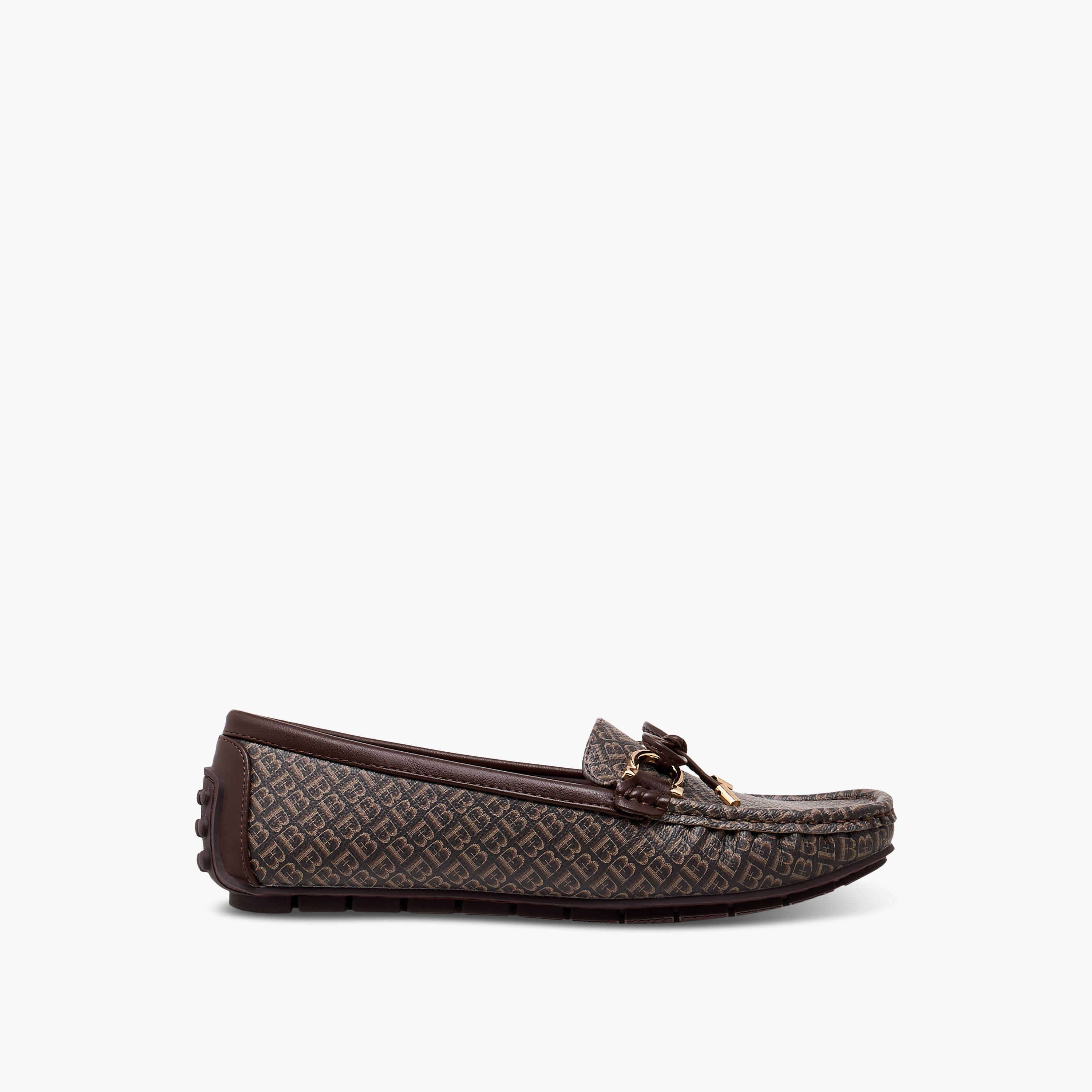 Flora Bella Monogram Print Loafers with Bow Accent-women-shoes-loafersandmoccasins-image-3