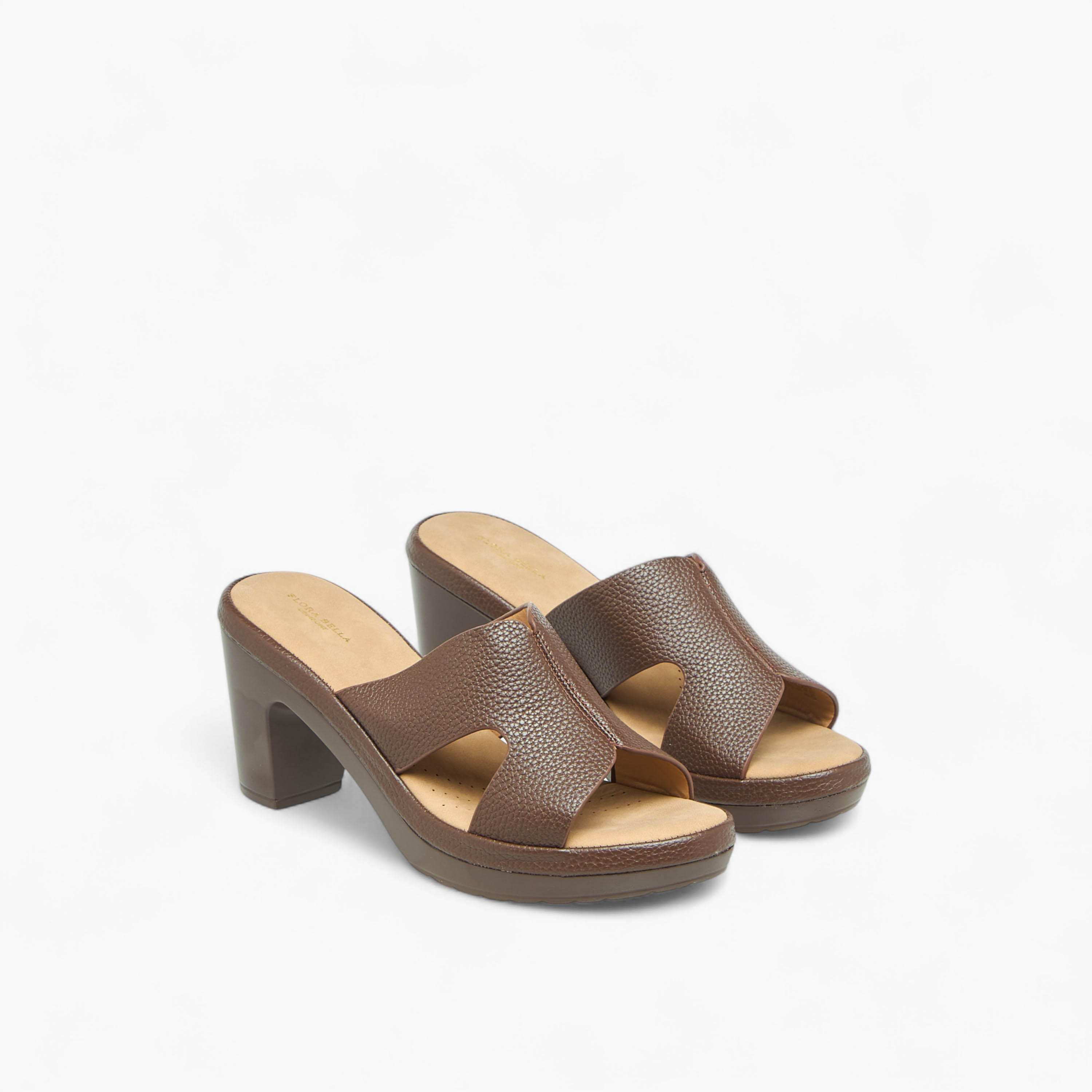 Flora Bella Cut-Out Detail Slip-On Sandals with Block Heels-women-shoes-sandals-heeled-image-1