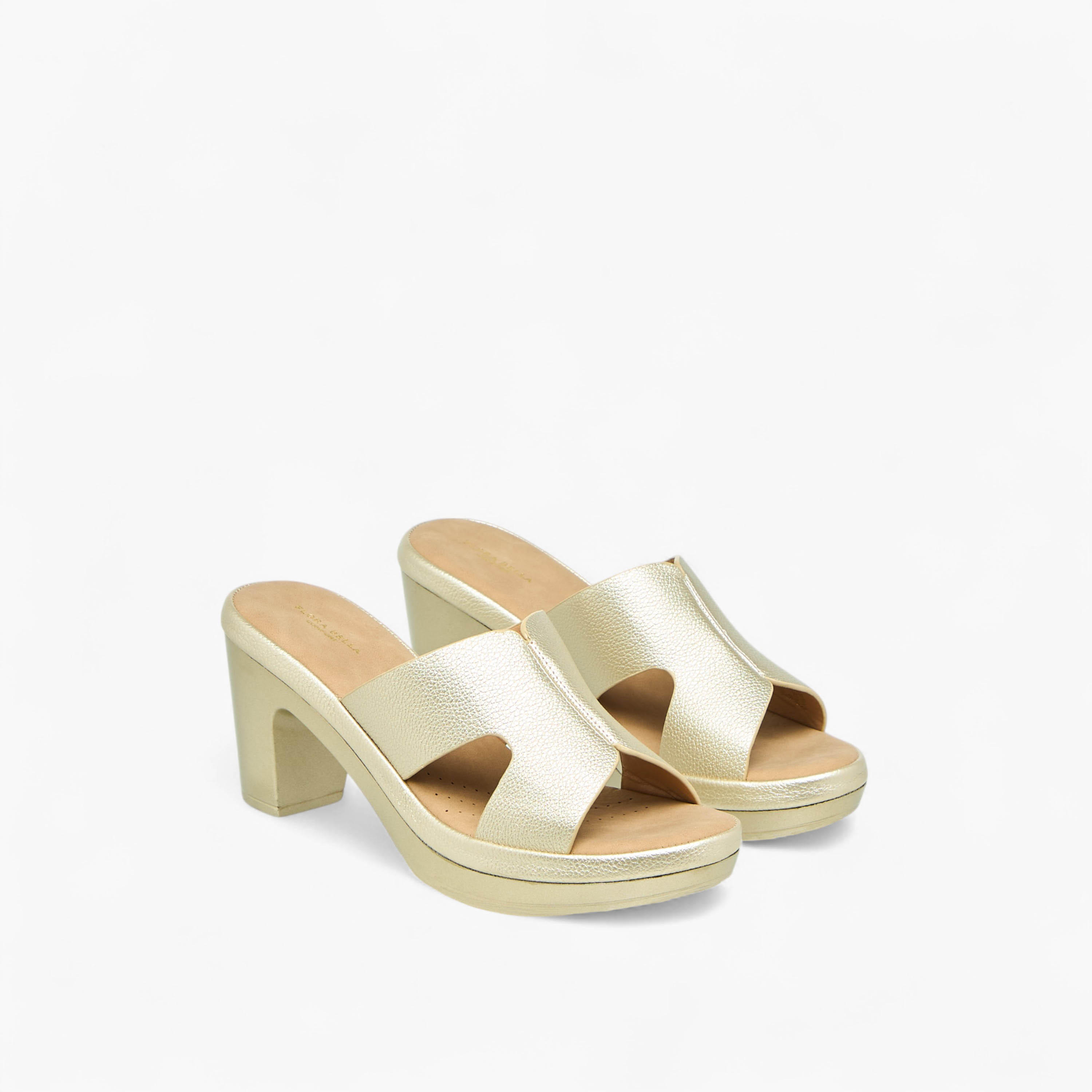 Flora Bella Cut-Out Detail Slip-On Sandals with Block Heels-women-shoes-sandals-heeled-image-1