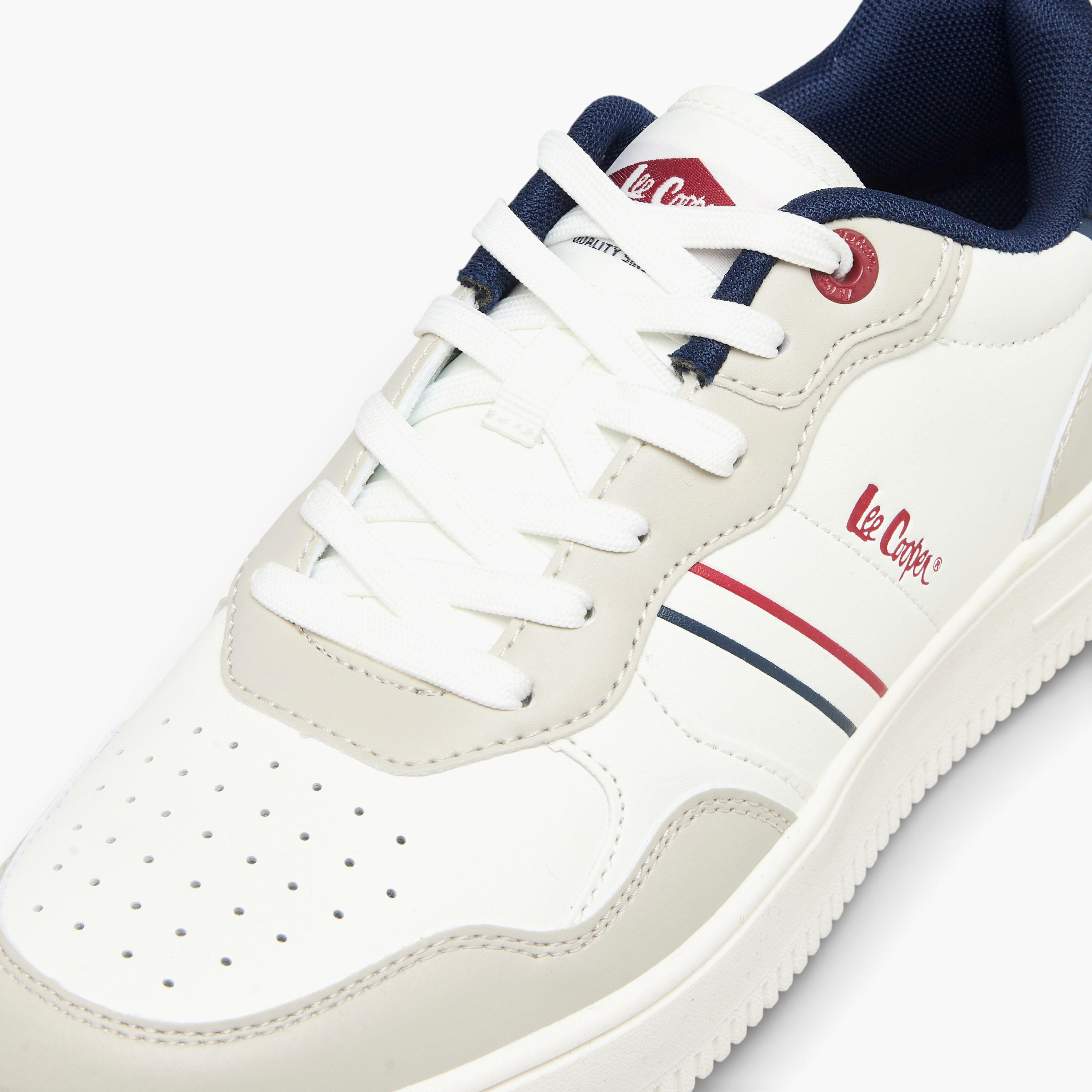 Lee Cooper Women Panelled Lace-Up Ankle Sneakers-women-shoes-sneakers-image-4