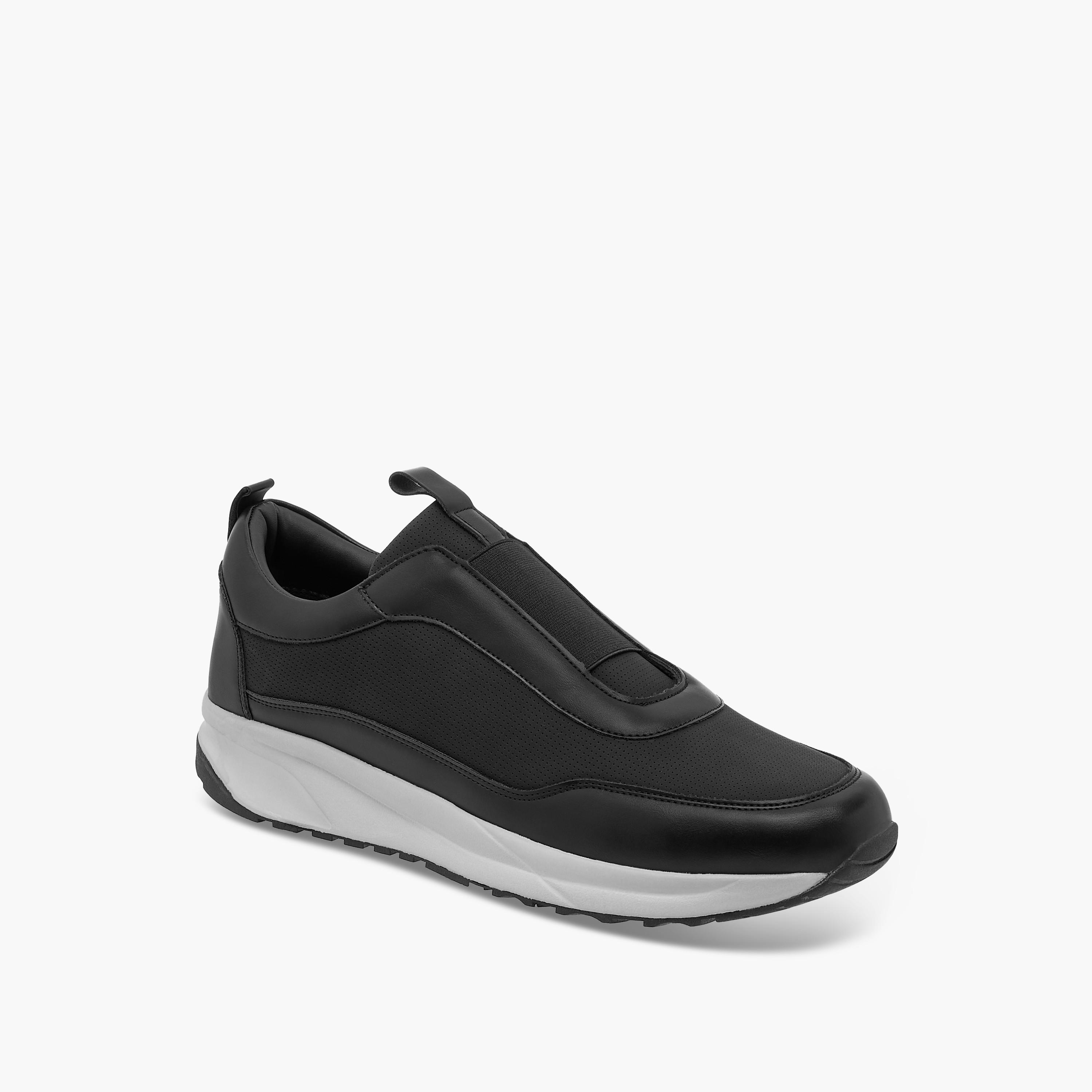 LBL by Shoexpress Panelled Slip-On Sneakers-men-shoes-sneakers-image-2