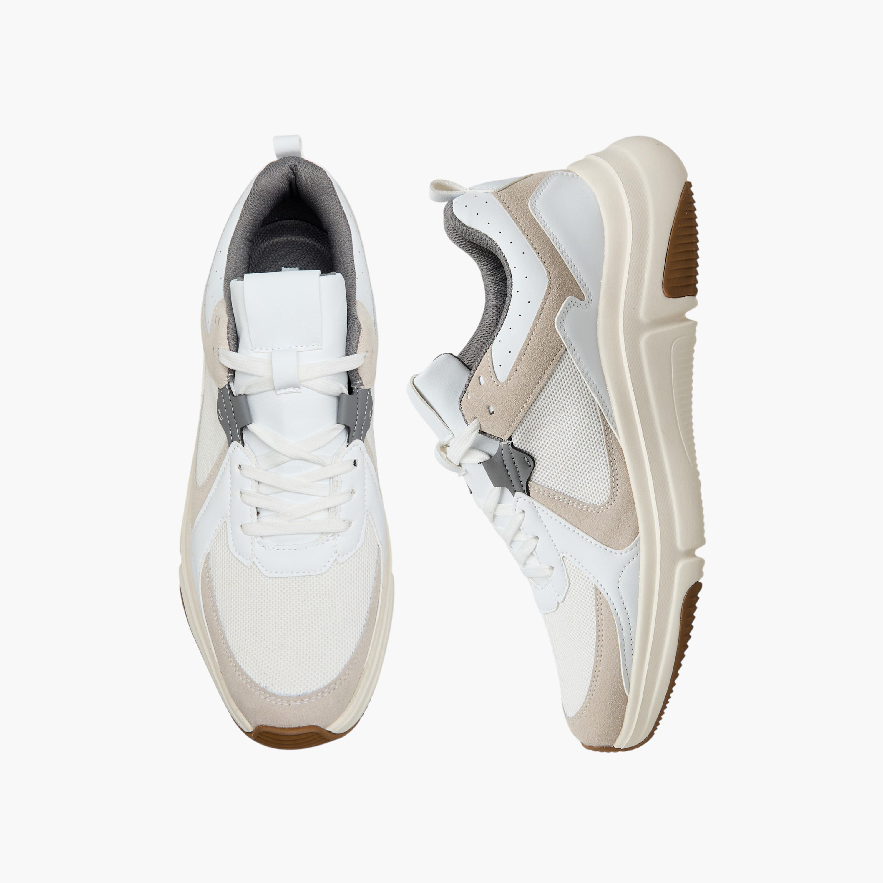 LBL by Shoexpress Men Panelled Lace-Up Sneakers-men-shoes-sneakers-image-1