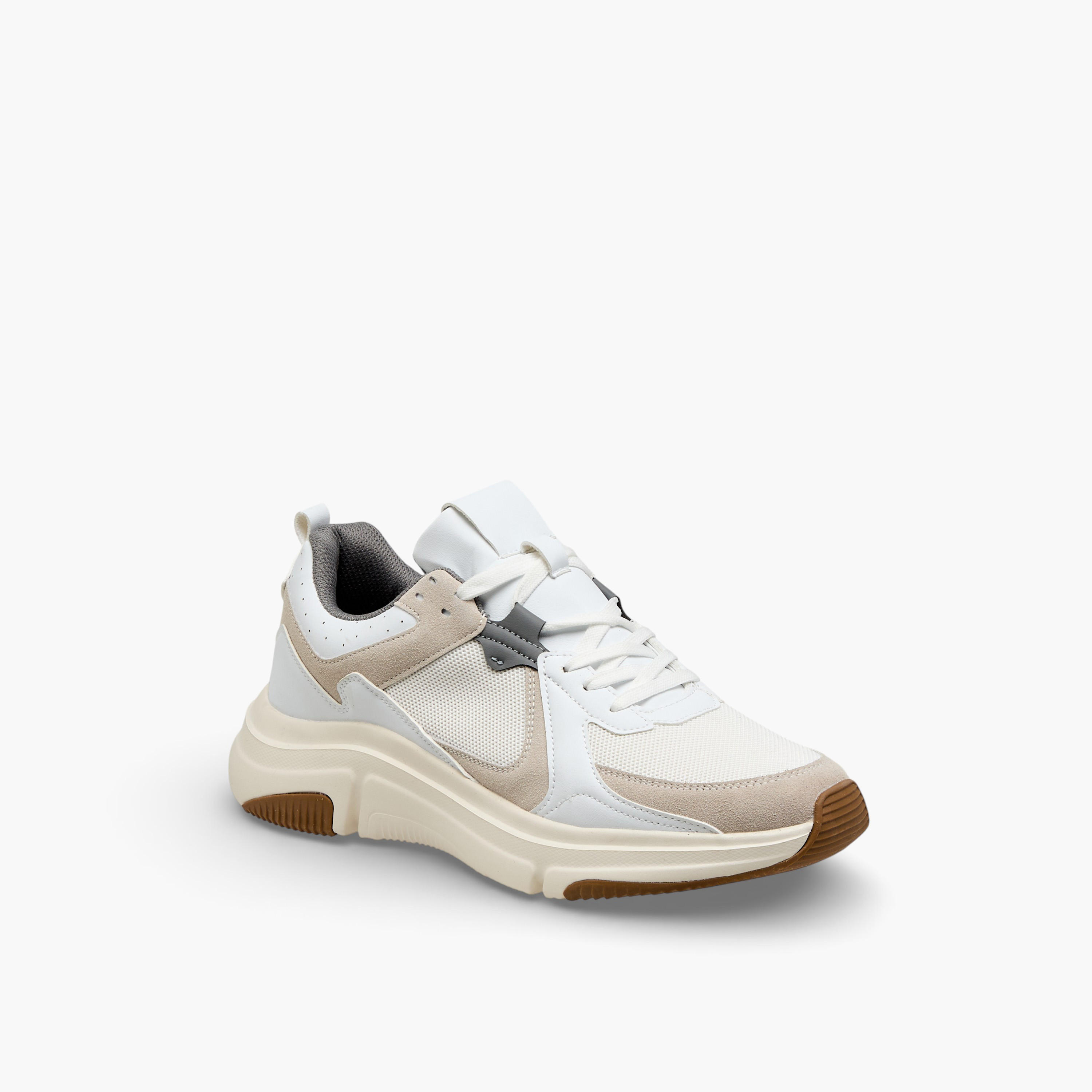 LBL by Shoexpress Men Panelled Lace-Up Sneakers-men-shoes-sneakers-image-2