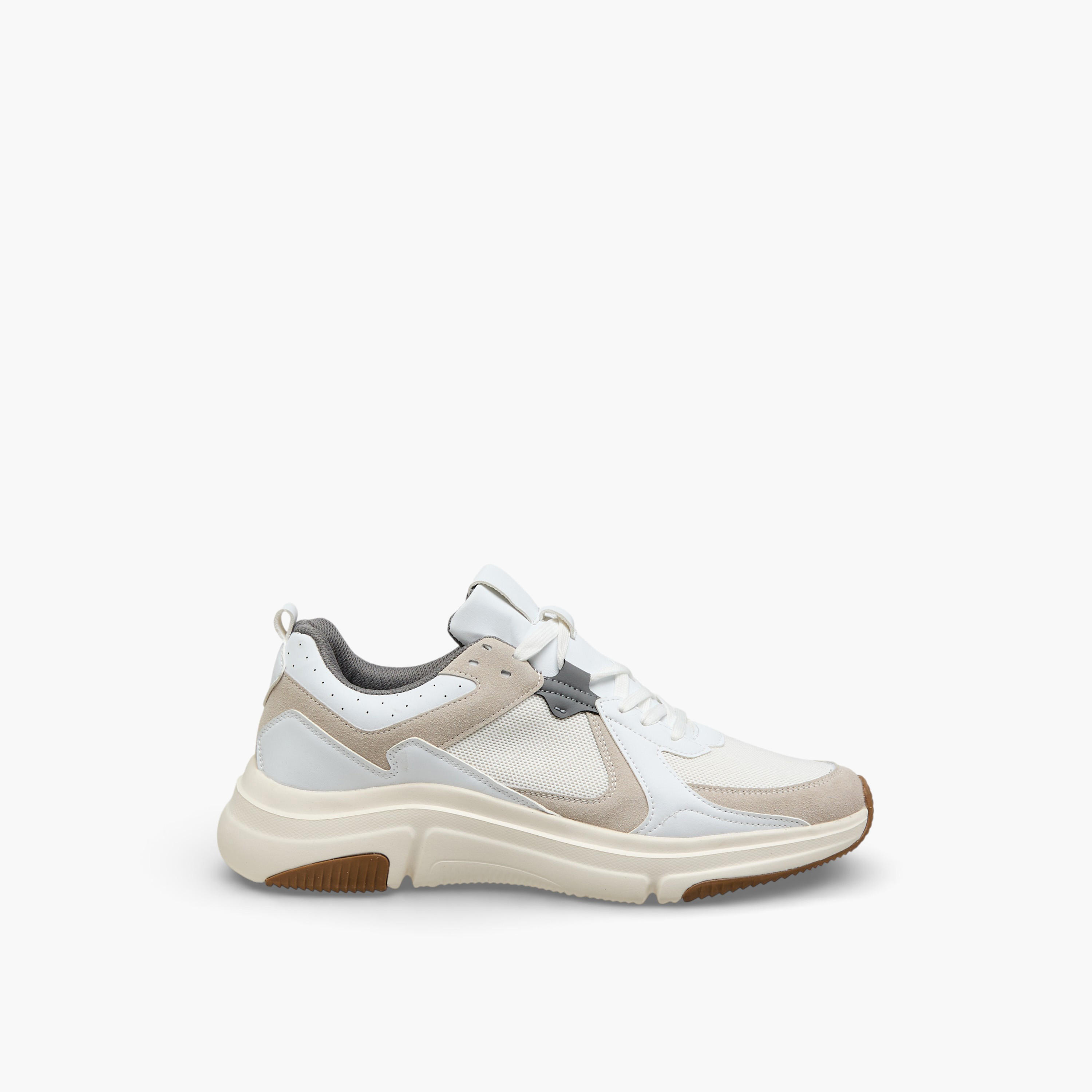 LBL by Shoexpress Men Panelled Lace-Up Sneakers-men-shoes-sneakers-image-3