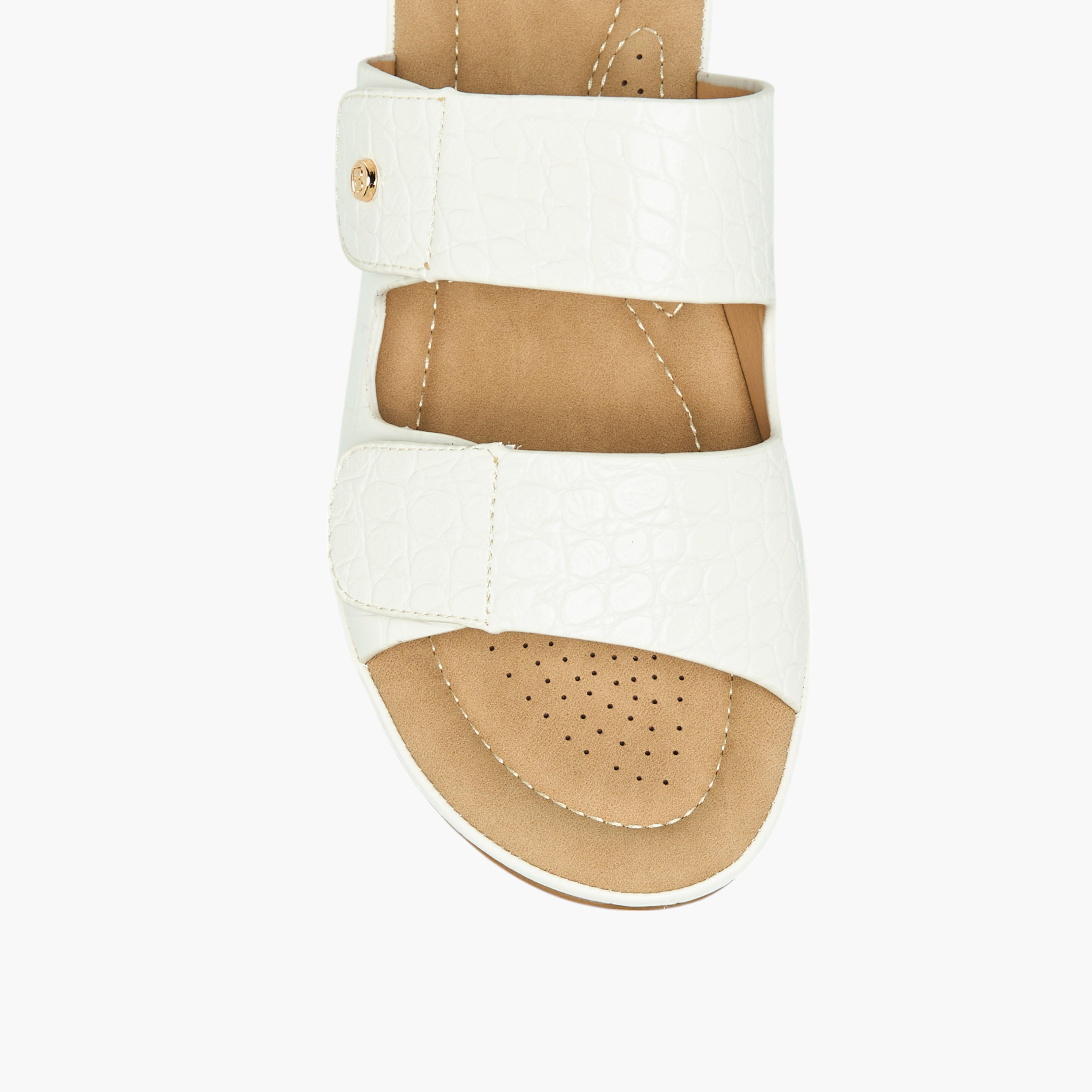 Flora Bella Textured Slip-On Comfort Sandals-women-shoes-flats-sandals-image-4