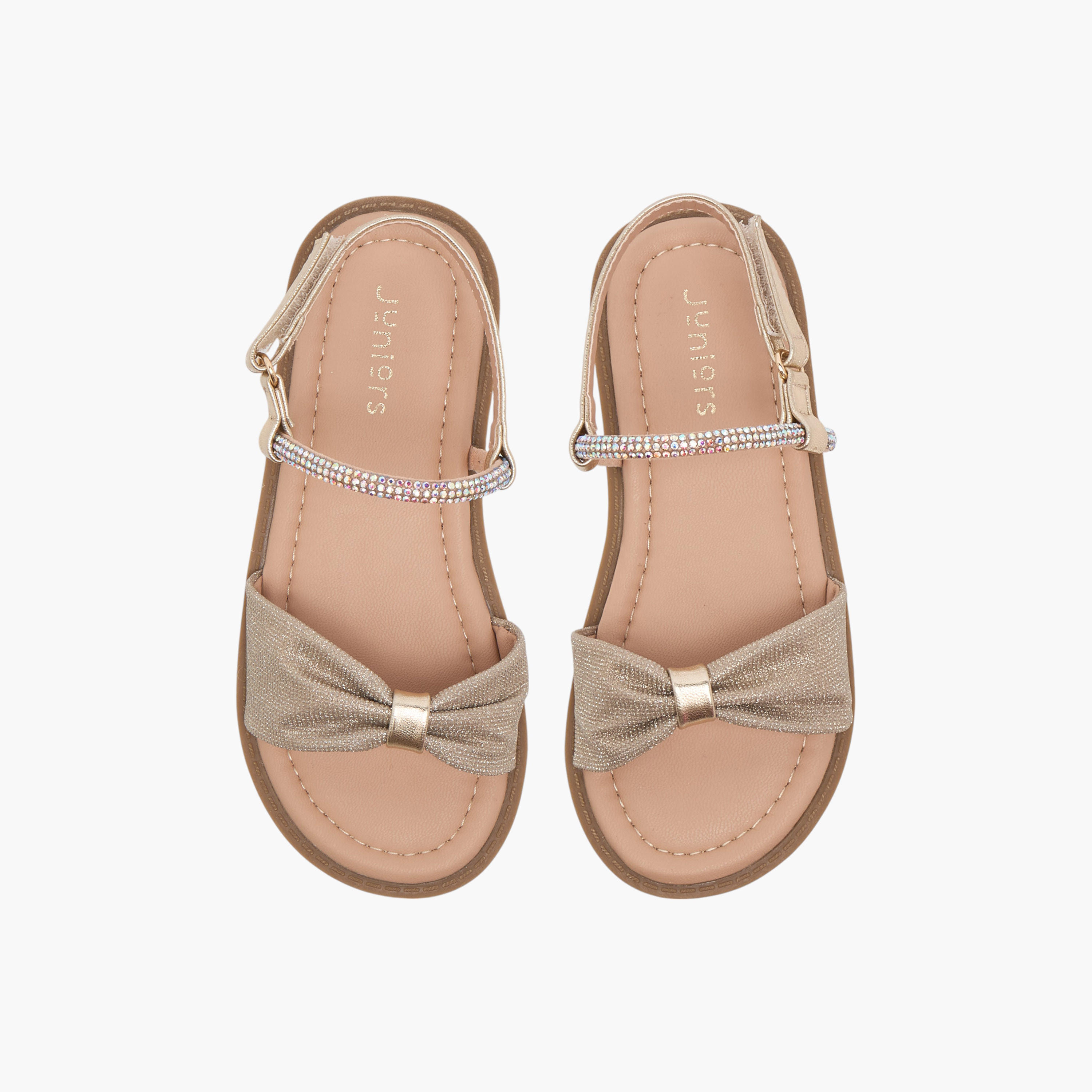صندل مزيّن بشريط إغلاق لاصق من جونيورز-girls-shoes-sandals-image-4