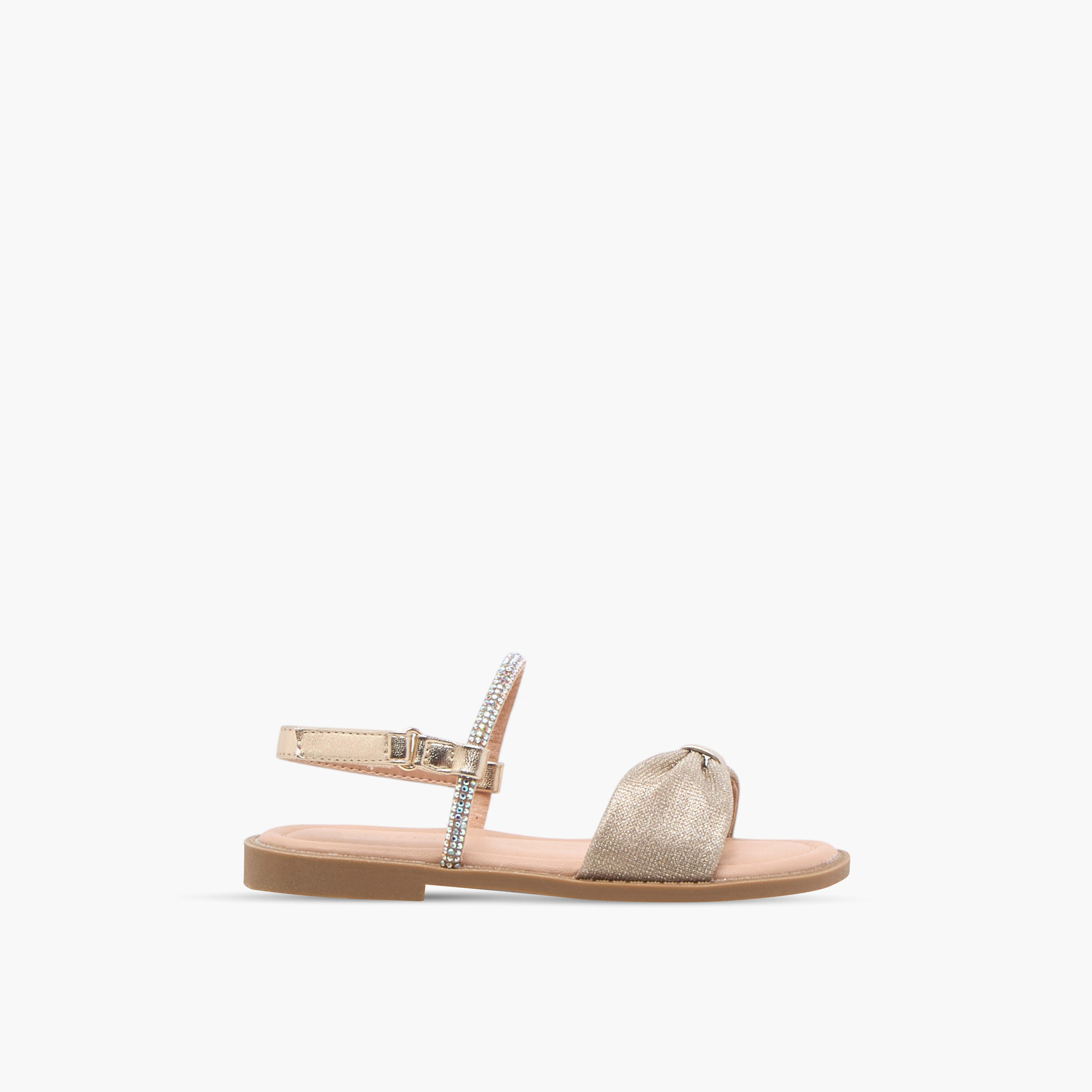 صندل مزيّن بشريط إغلاق لاصق من جونيورز-girls-shoes-sandals-image-3