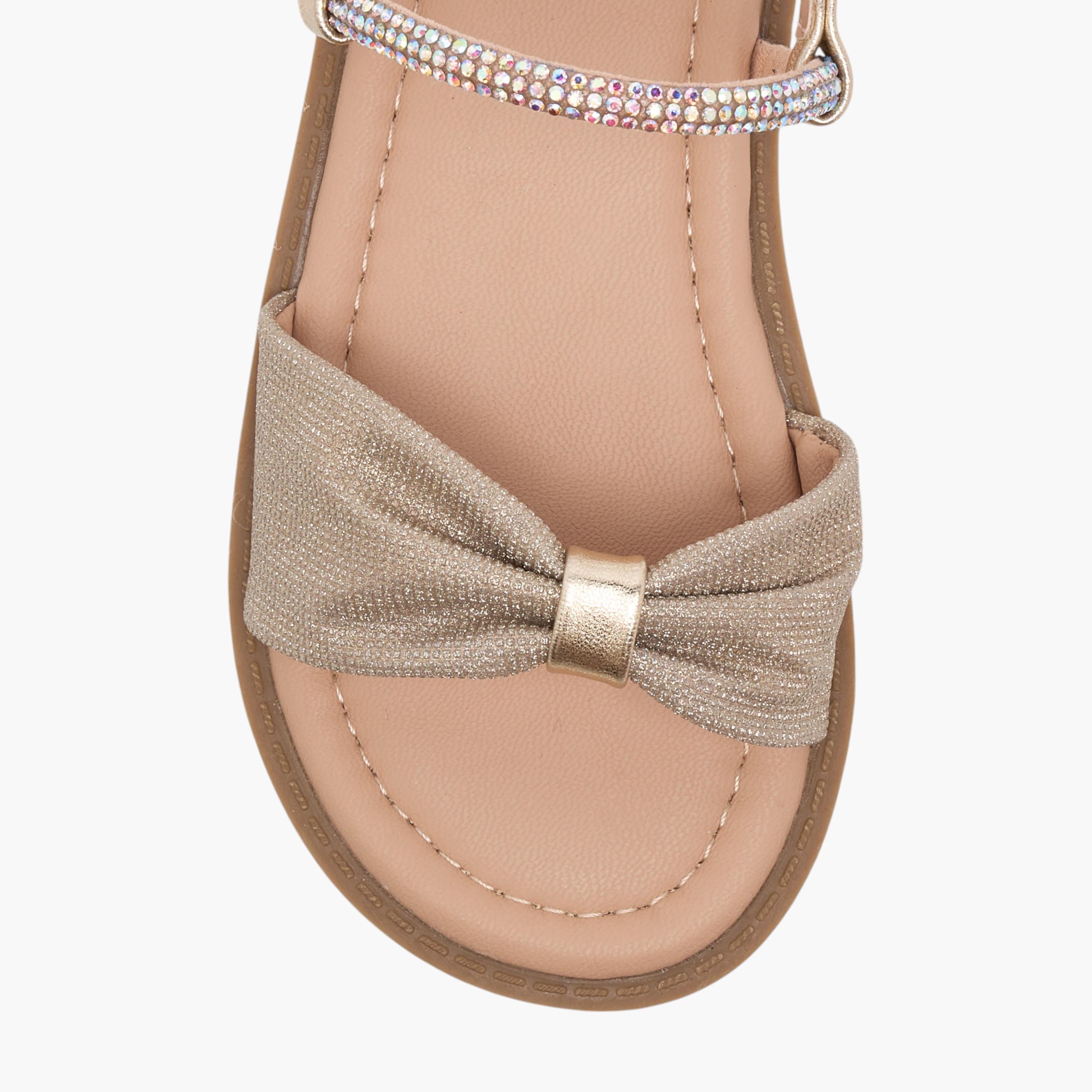 صندل مزيّن بشريط إغلاق لاصق من جونيورز-girls-shoes-sandals-image-2