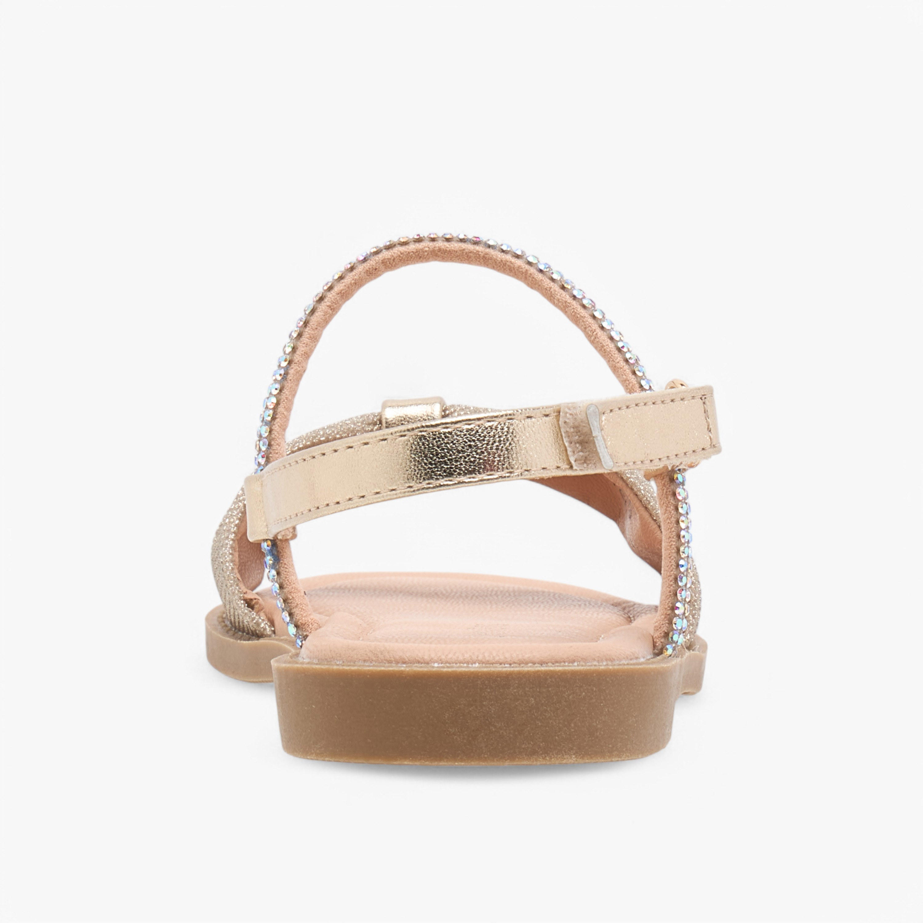 صندل مزيّن بشريط إغلاق لاصق من جونيورز-girls-shoes-sandals-image-1