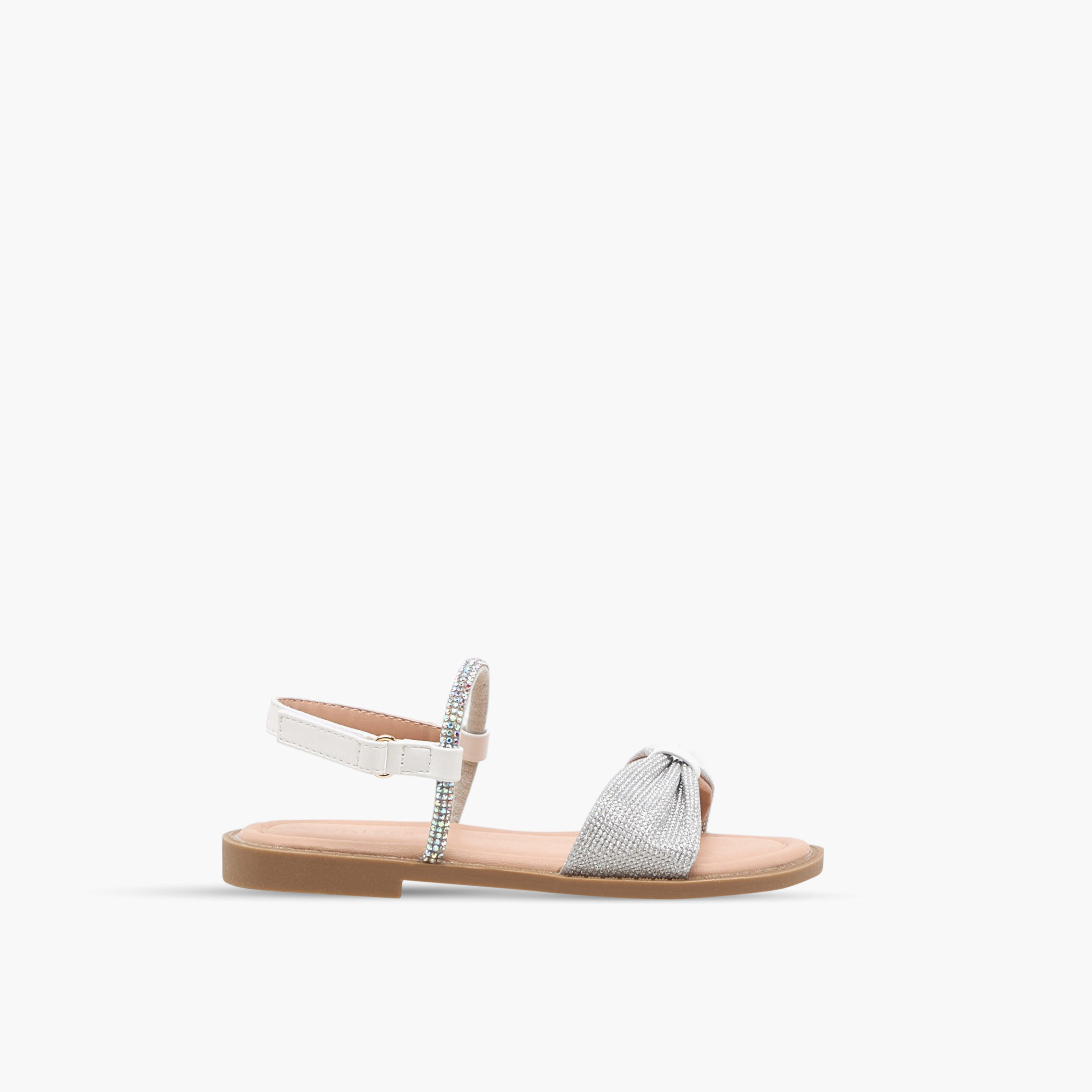صندل مزيّن بشريط إغلاق لاصق من جونيورز-girls-shoes-sandals-image-7
