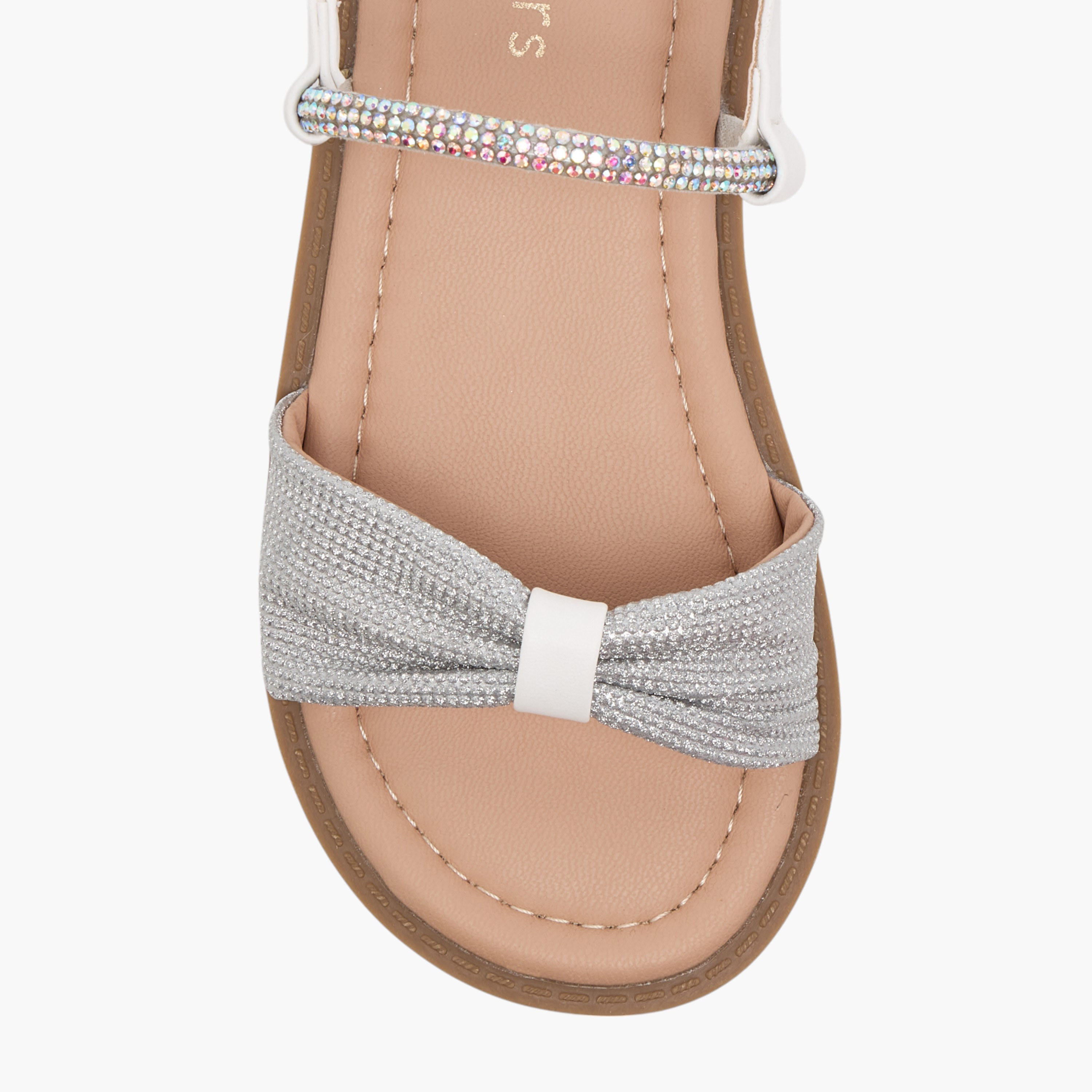 صندل مزيّن بشريط إغلاق لاصق من جونيورز-girls-shoes-sandals-image-6