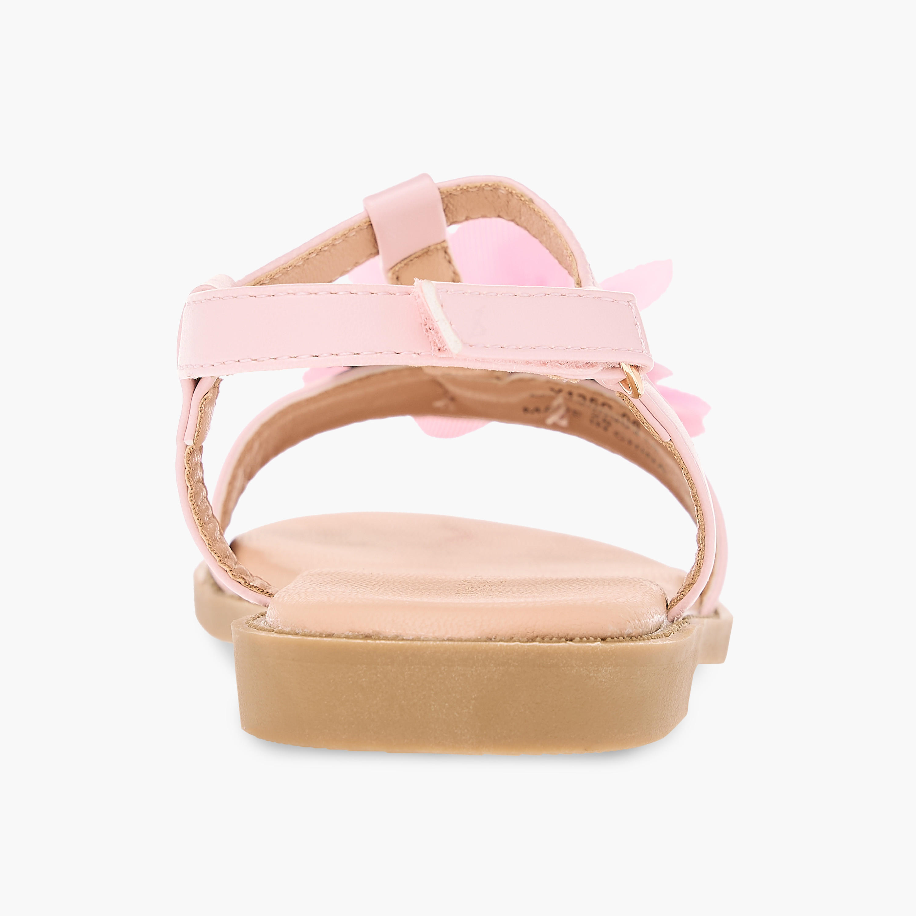 صندل بزخارف زهرية وشريط إغلاق لاصق من جونيورز-girls-shoes-sandals-image-4