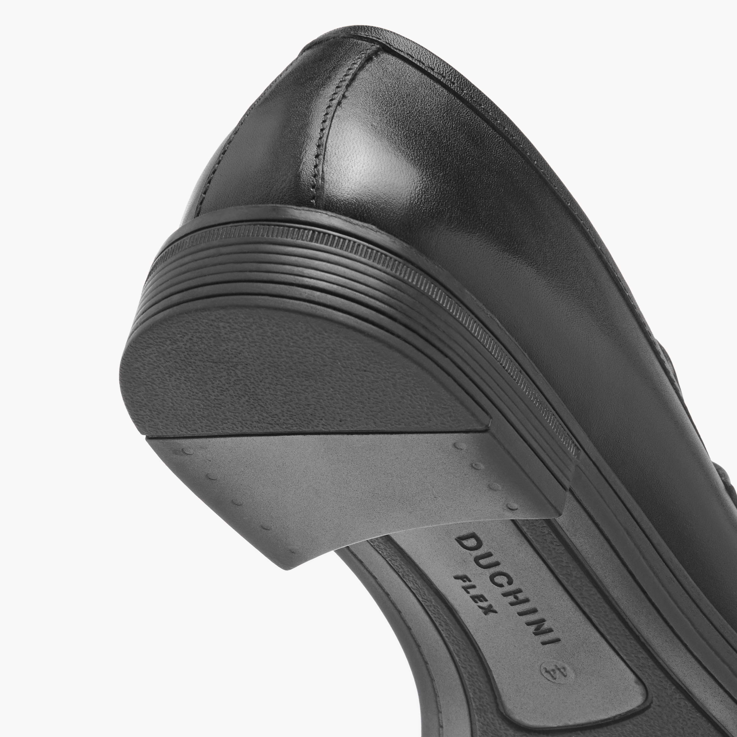 Duchini Men's Leather Buckle Detail Slip-On Shoes-men-shoes-formalshoes-image-5